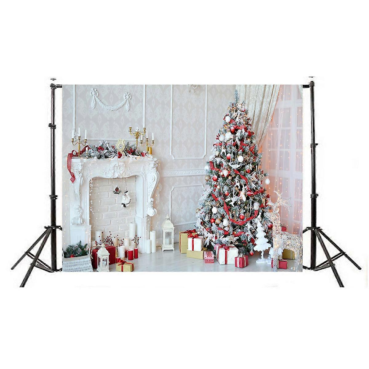 Durable Christmas Photo Backdrop with Pictorial Cloth Seamless and WrinkleFree for Photographing 5x3ft