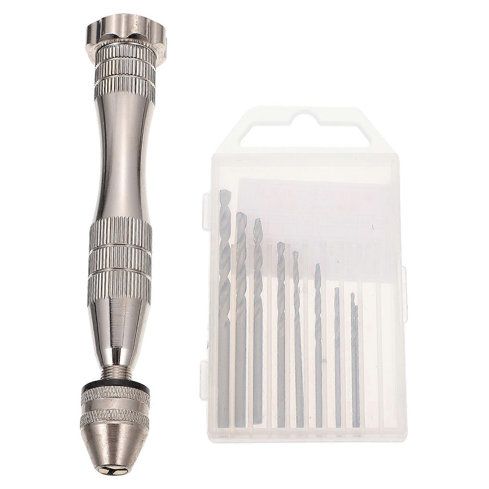 Manual Drill Kit Hand Drill For DIY Tasks Handling Wood And Other Materials With Durable Construction 1 Set