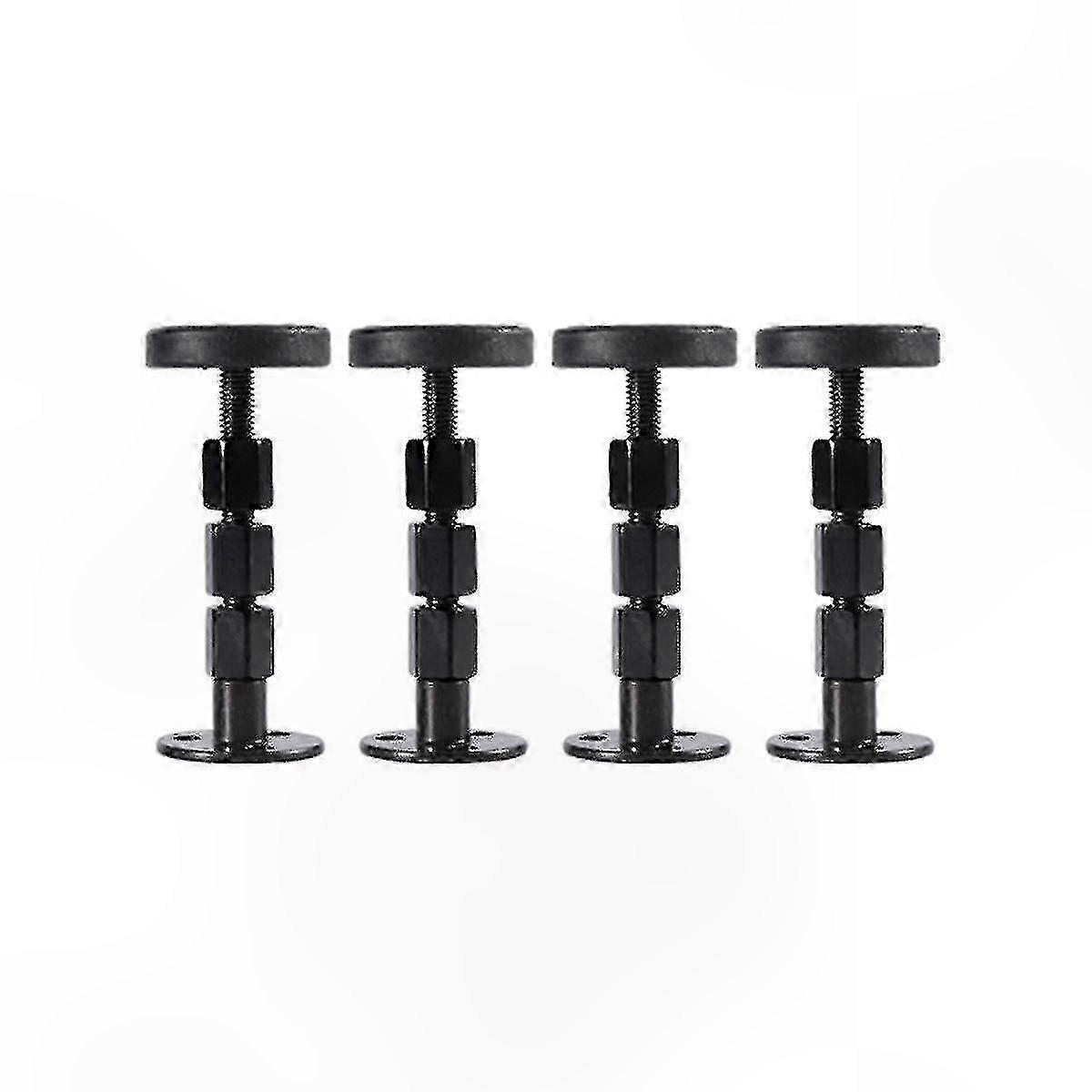 4-Pack Adjustable Bed Frame Stabilizers, Anti-Wobble Headboard Supports for Enhanced Stability