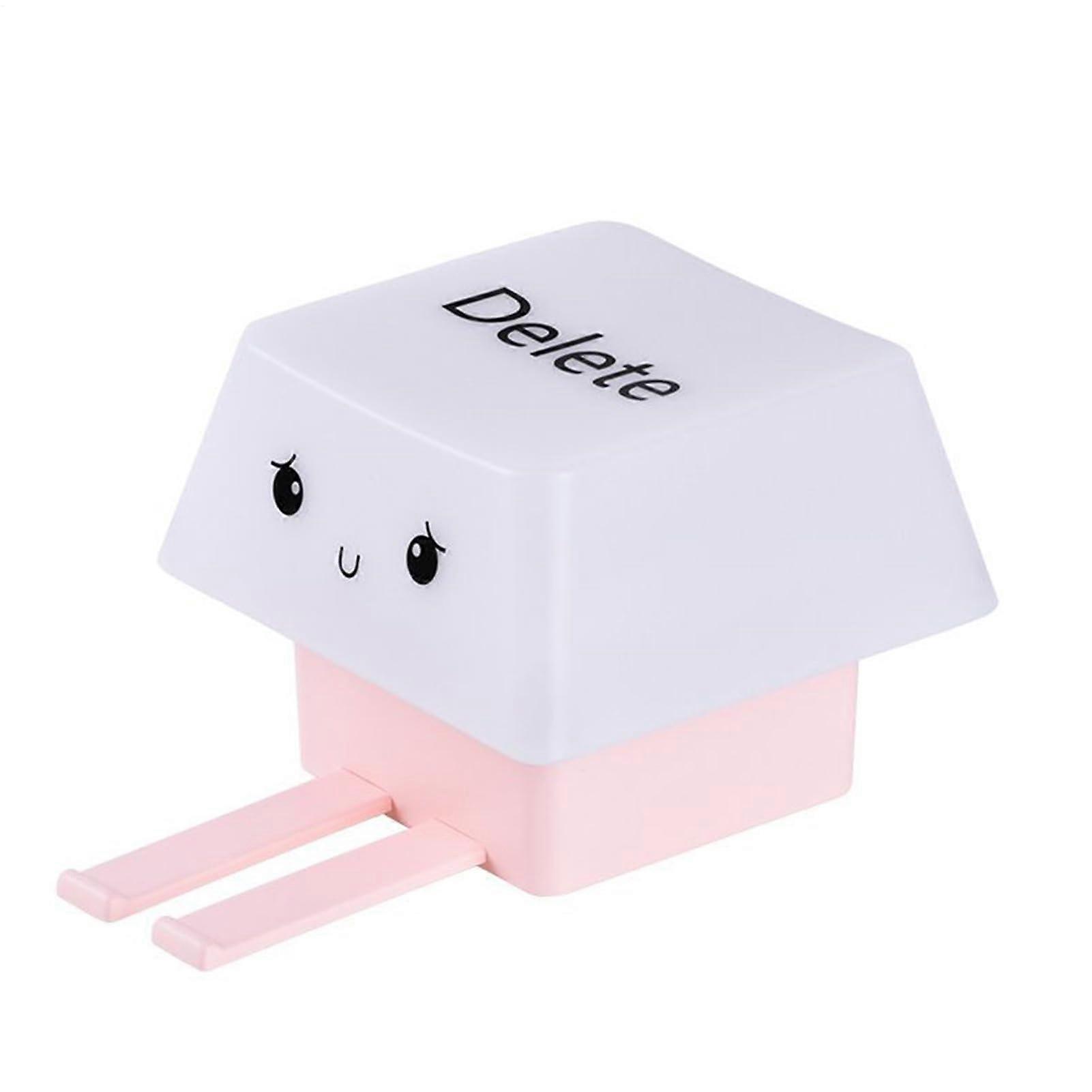 Cute Night Light Key-Shaped USB-Powered Phone Stand Soft Light Three-Level Brightness C71 Keycap Light For Reading