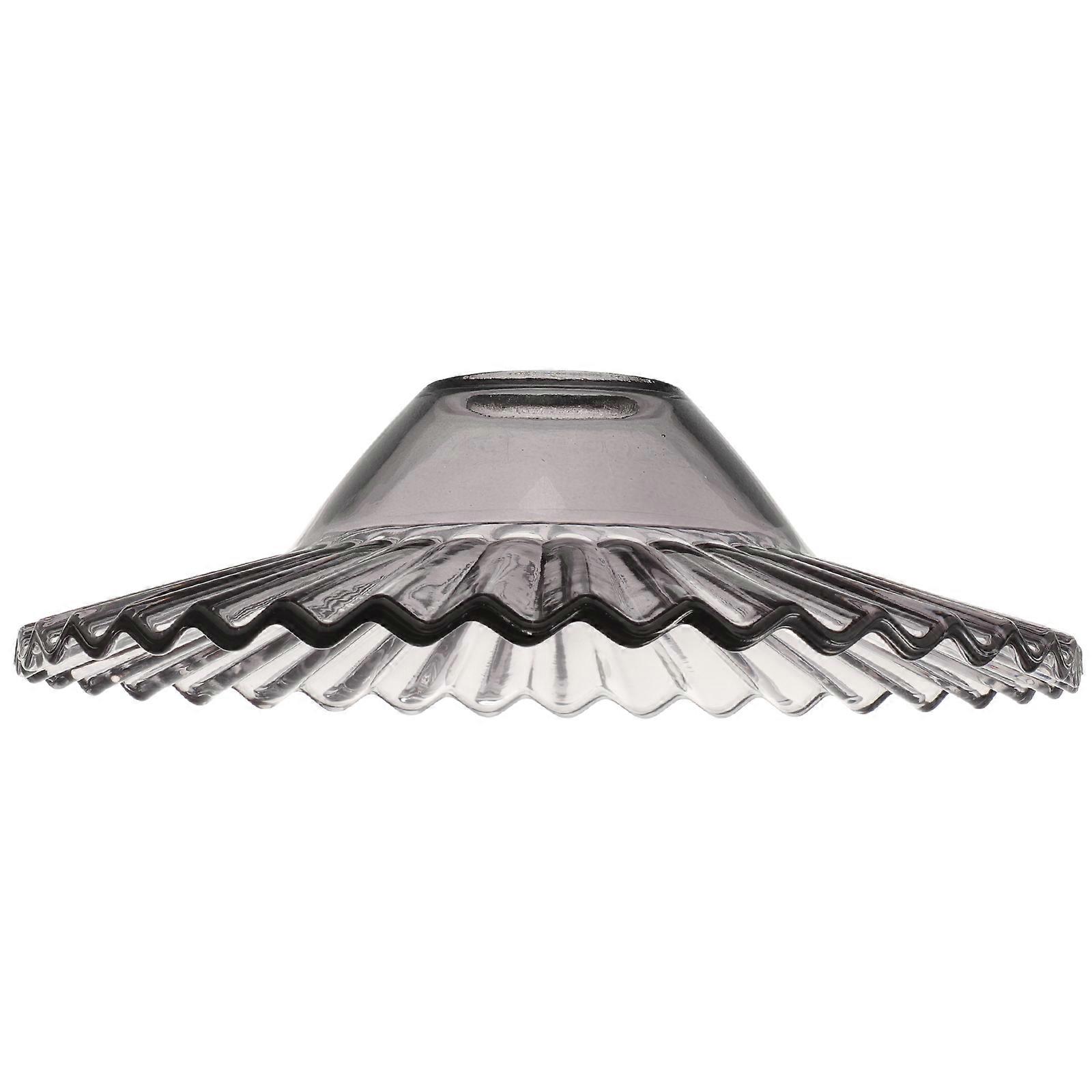 Decorative Glass Lampshade Replacement For Study And Library In Silver For Light Diffusion 1Pcs