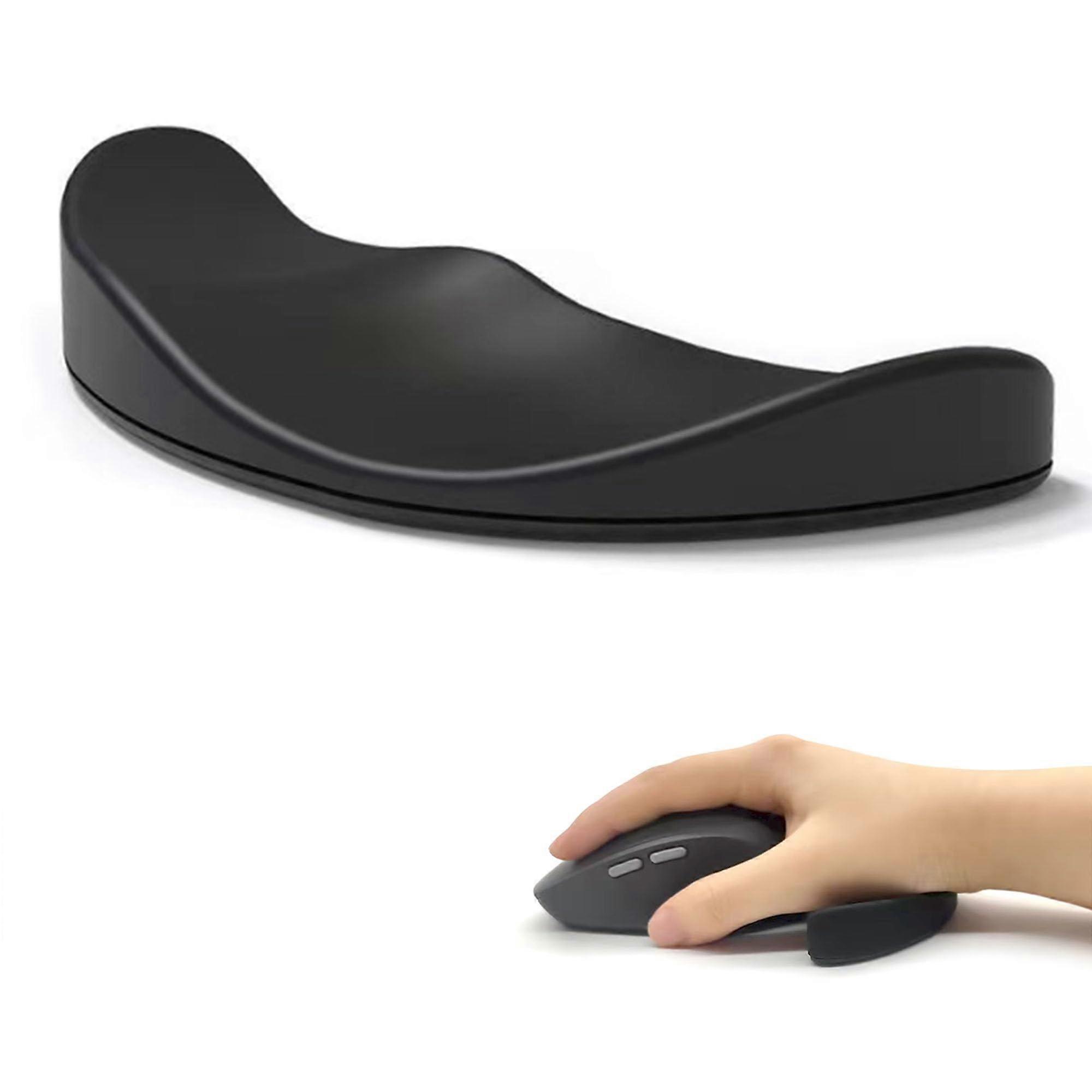 Wrist Rest Keyboard Soft Silicone Non-Slip Palm Support Pad for Right Hand Comfortable Typing Office Gaming Learning