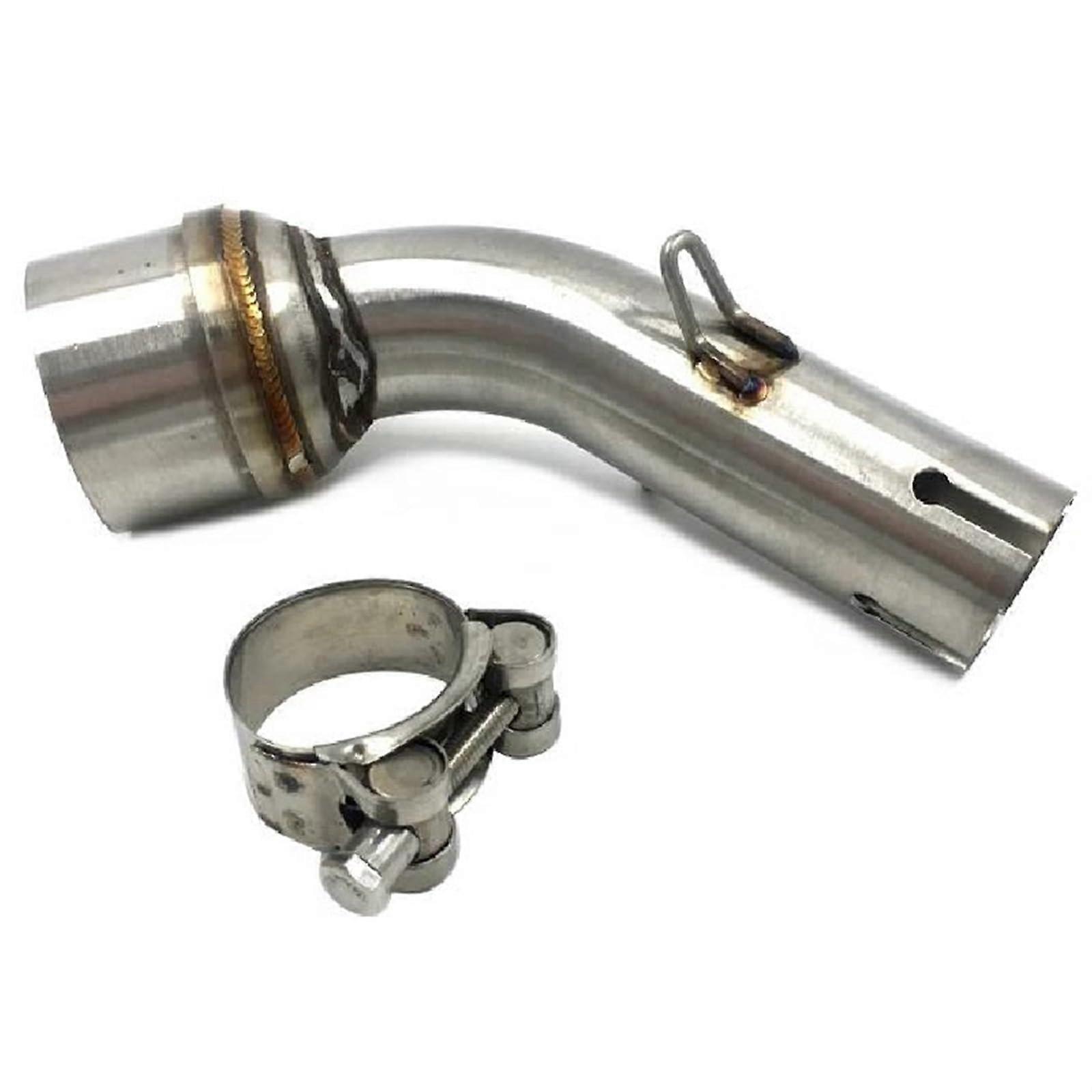 Exhaust System Motorcycle Exhaust Pipe, Modified Intermediate Connecting Pipe, SlipOn For Yamaha YZF R25 R30 R3 2015–2018