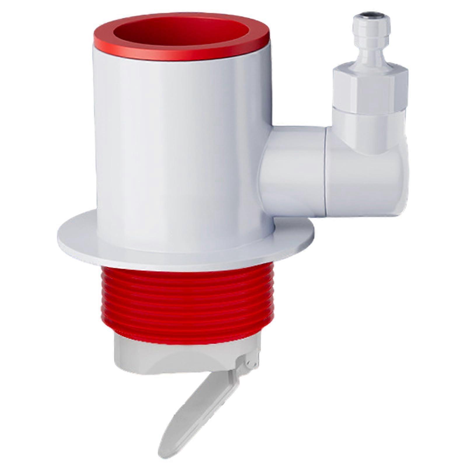 Drain Pipe Connector with Odor Blocking Seal, Three Way ABS Fitting for Kitchen and Bathroom