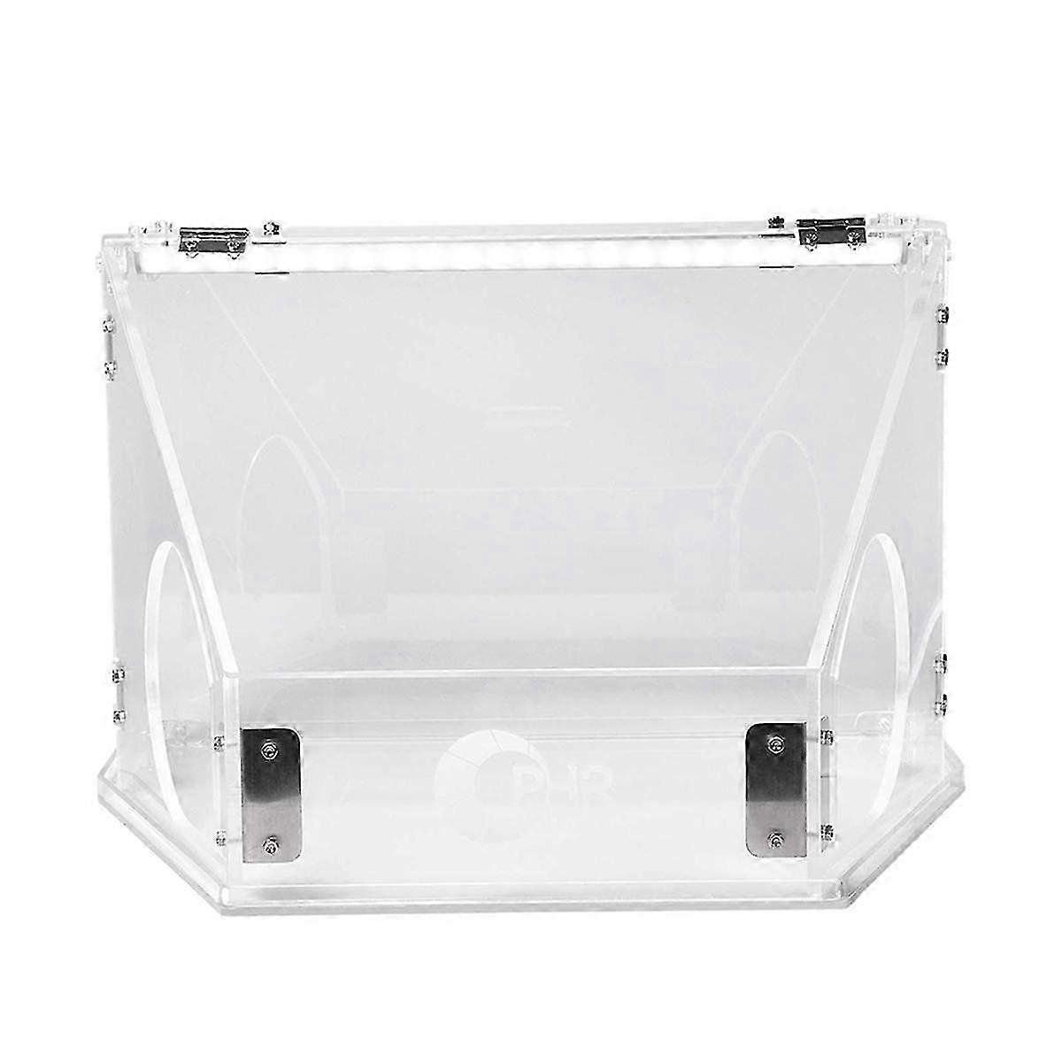 Acrylic Grinding Dust Box Dustproof Cover Clear Polisher Dust Box Portable Dust Case for Sanding Polishing