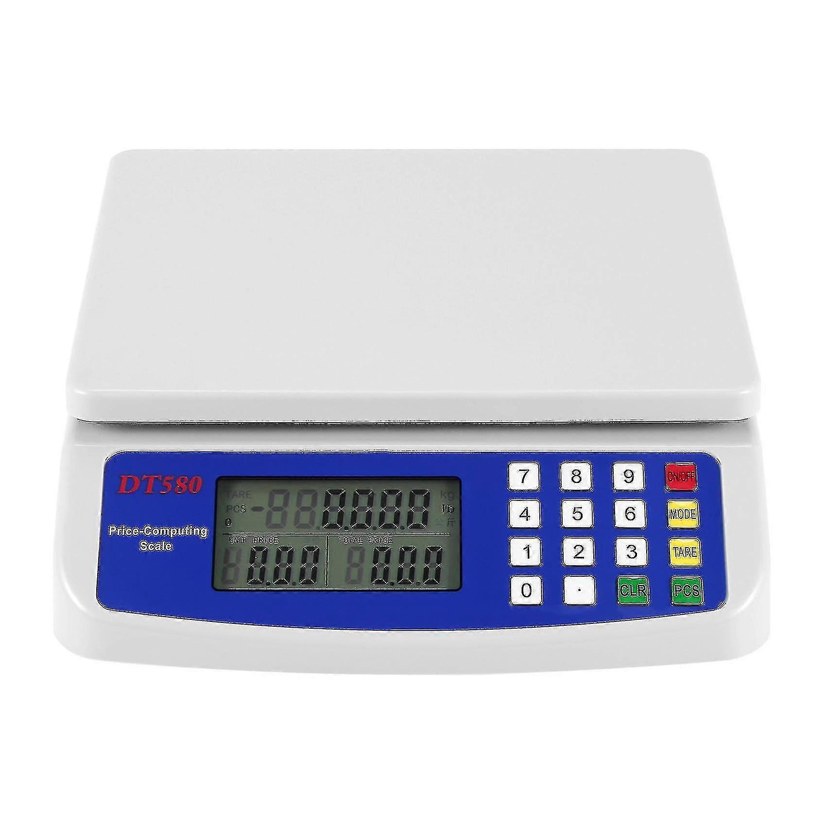 30kg Range Kitchen Scale with 1g Precision: Digital Food Scale Backlight LCD Display Measuring Weight with High Accuracy