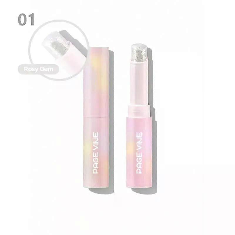 Highlighter Eyeshadow Stick Shiny Multi-colored Pearlescent Shimmer Lip Balm Sparking Shine Crystal Jelly Face Makeups