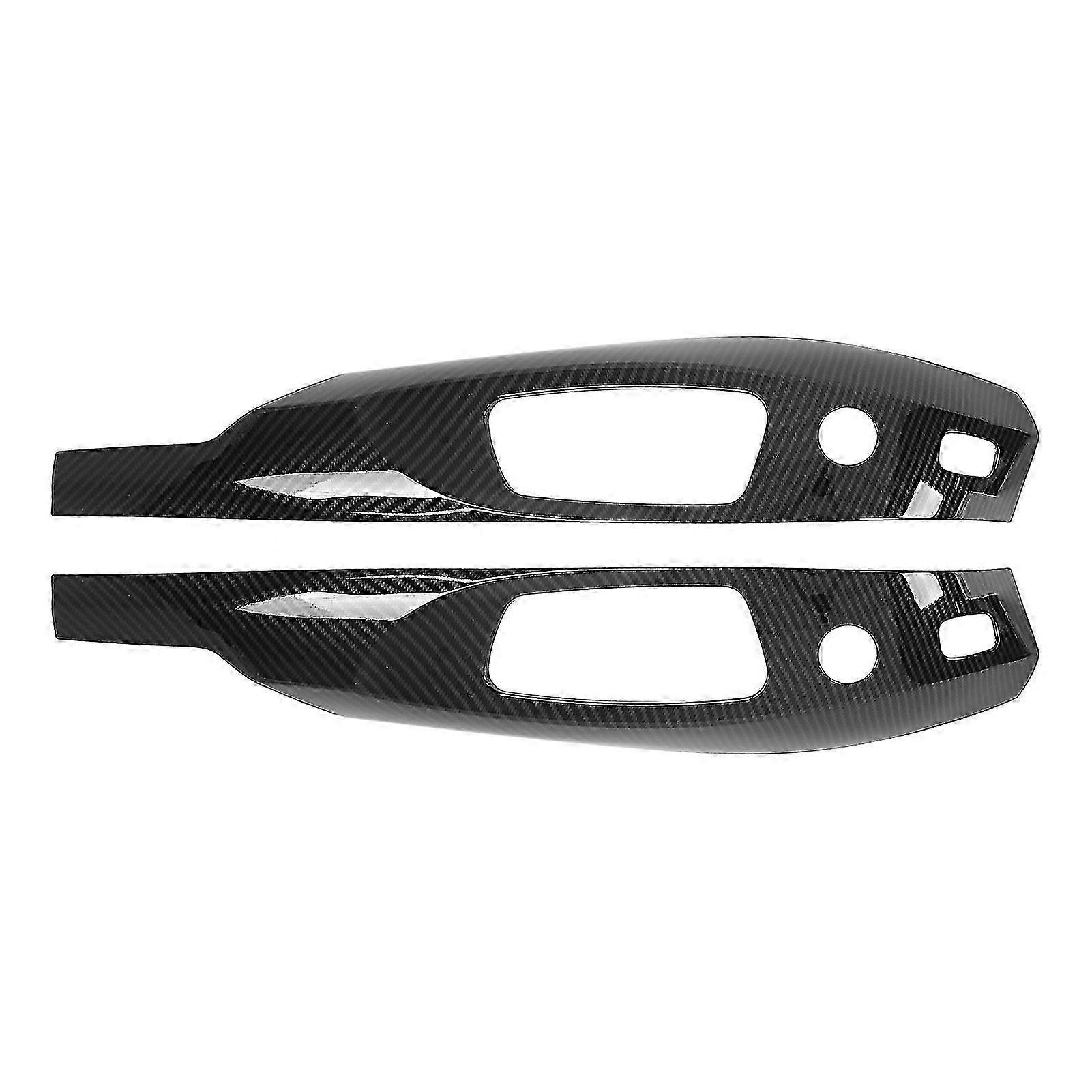 Coppia telaio di controllo del seggiolino auto in fibra di carbonio Grain Replacement per Serie 3 X1 E84 E90 2005?2012
