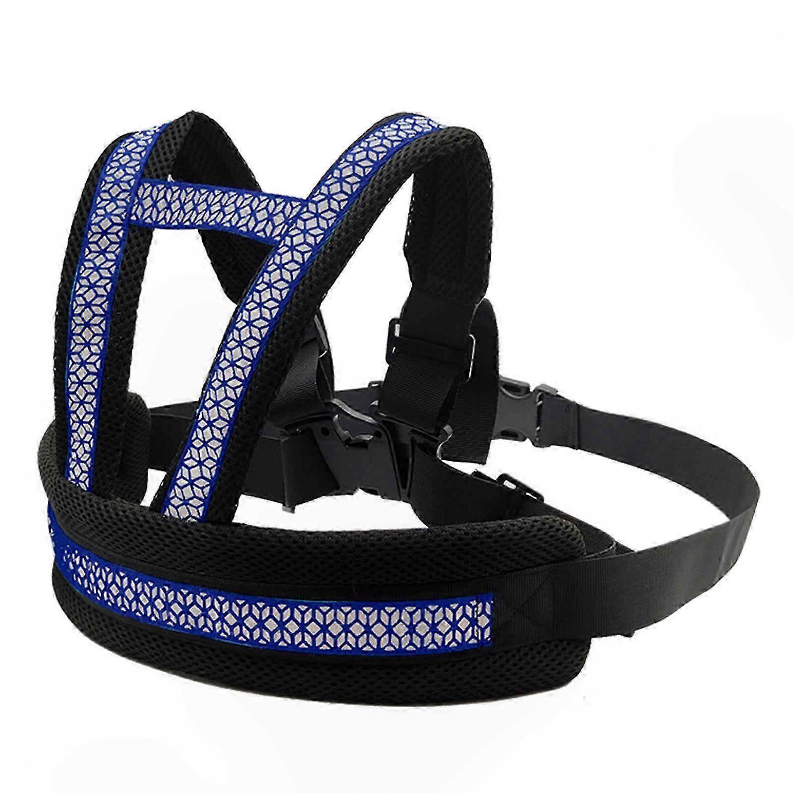 Child Bike Safety Harness with Adjustable Straps, Reflective Details, and Breathable Design for Secure Riding Experience