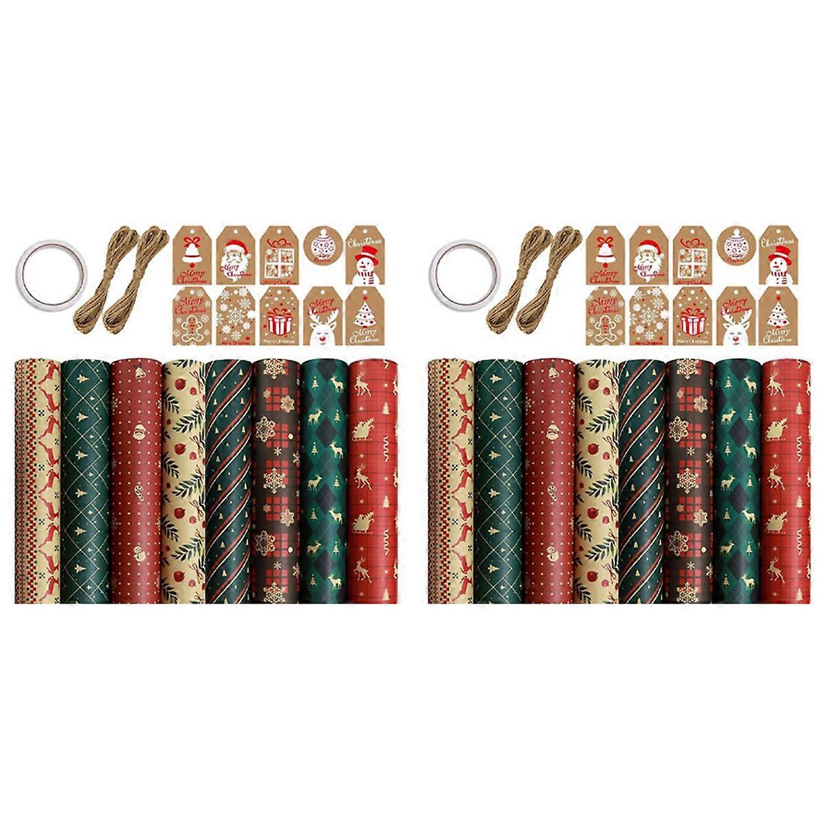 16 Sheets ,for Christmas Birthday Party Wrapping Paper Gift Wrap Papers,Present