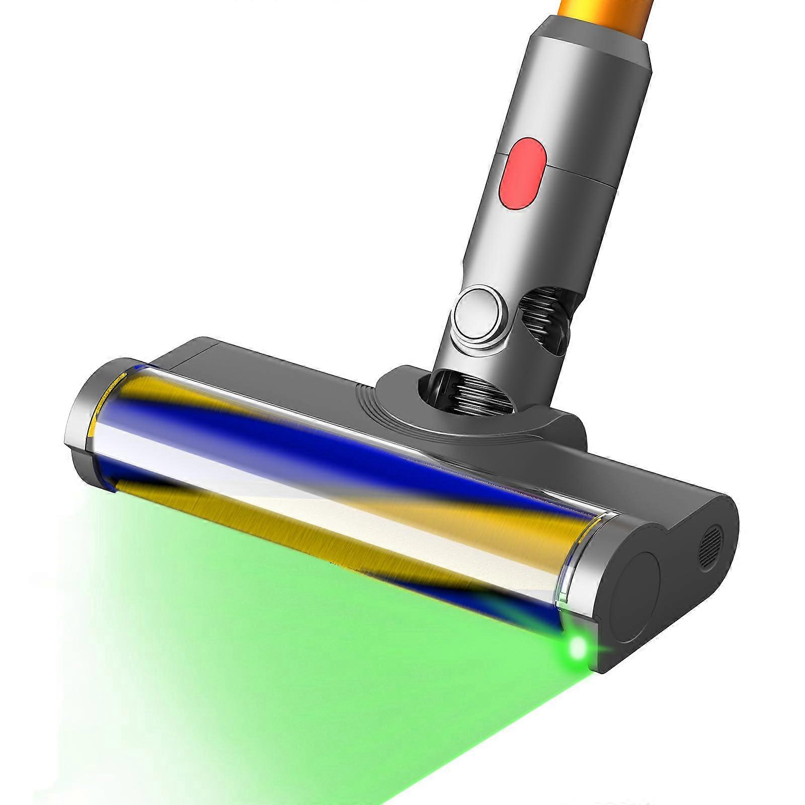 Laser Detection Hardwood Floor Attachment For Dyson V7-V15 Cordless Vacuum Cleaners, Brush Head Replacement