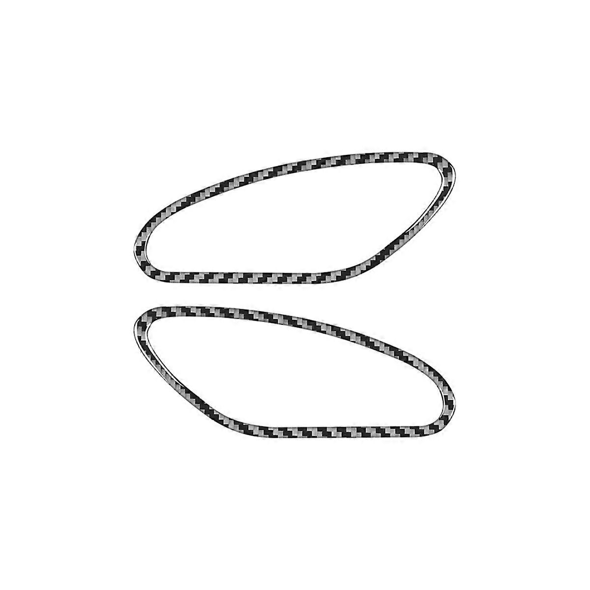 Carbon Fiber Inner Door Pull Handle Frame Trim for