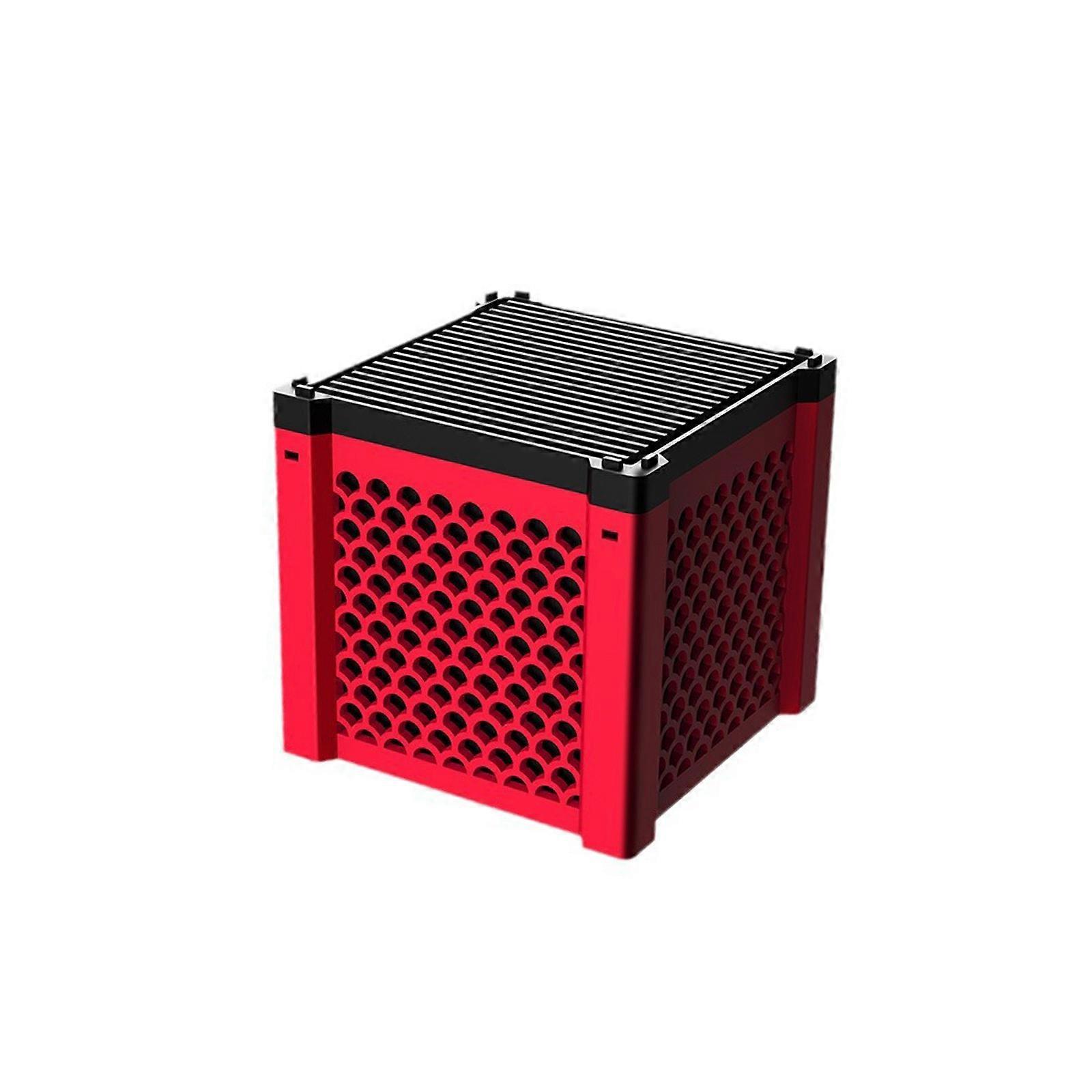 High Efficiency Fish Tanks Carbon Filter Cubes Quiet Operations Absorption Filter for Freshwaters Saltwater Tanks Red