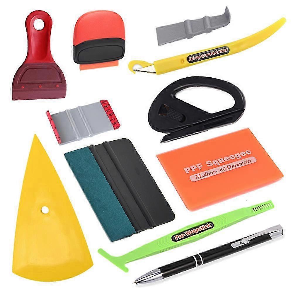FOSHIO Car Tint Film Wrap Tool Kit Vinyl Carbon Sticker Installing ...