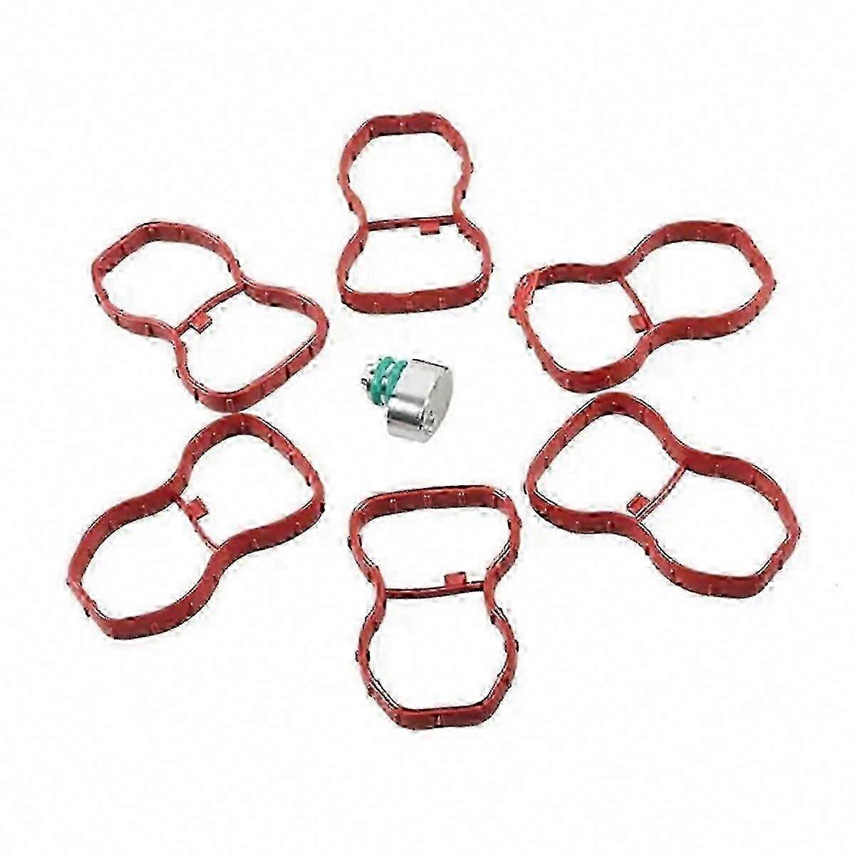 N57 Intake Swirl Flap Delete Blank Plug Kit with Manifold Gaskets for E70 F01 F07 F10 F25 E90 E91 E92