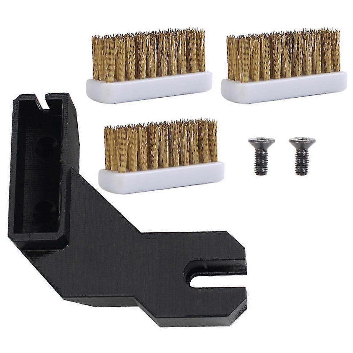 Precision cleaning brush for 3D printer nozzles