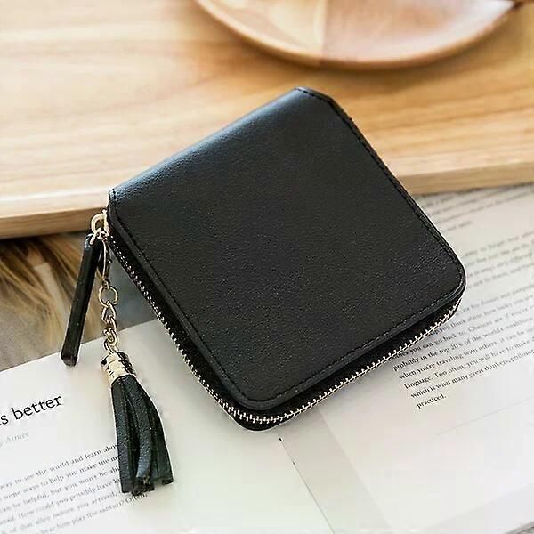 Short wallets with square zipper design, practical and portable