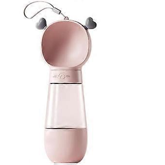 Portable Dog Water Bottle, 2-in-1, 350ml Capacity