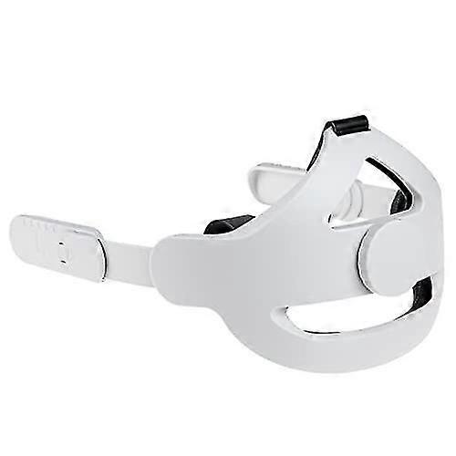 Adjustable Headband Compatible For Meta Quest 2, Oculus Quest 2 With Head CushionWhite