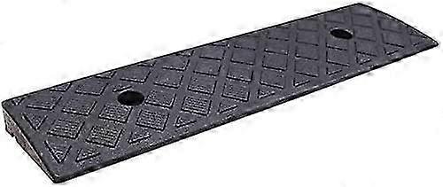 Improved Access for All: Nonslip, Lightweight Ramps for Curbs, Scooters, Bikes & Wheelchairs in Black/Yellow, 50x13x3 cm Dimensions