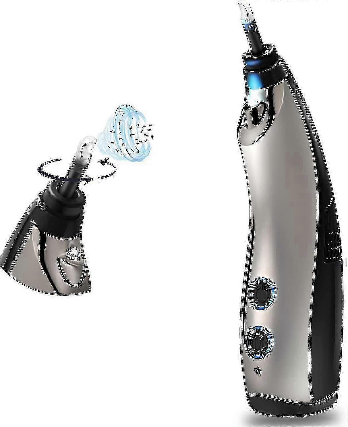 Rotary Ear Cleaning Tool with Suction and LED Light for Efficient Earwax Removal