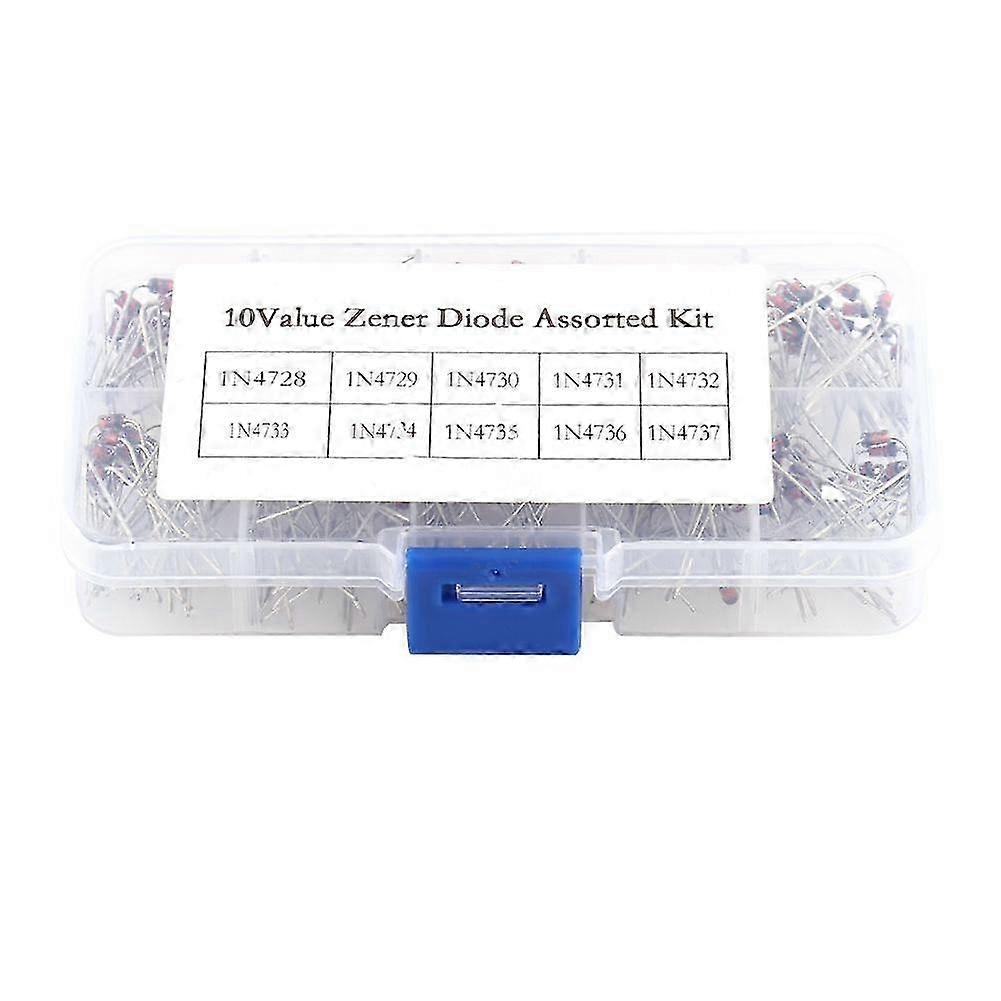 High quality 10 types of 200 pcs (1N4728~1N4737) 1W Zener diode set