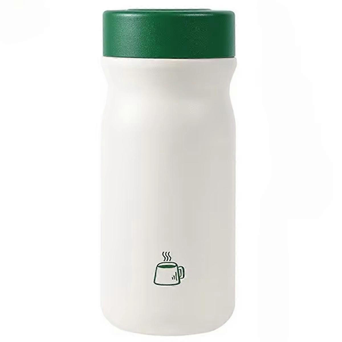 320ml Mini Stainless Steel Vacuum Bottle - Insulated Flask for Hot and Cold Beverages, Portable for Camping, Hiking