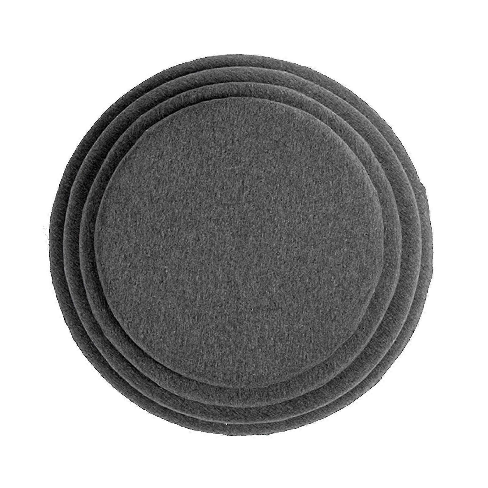 2025 Round Seat Cushion Removable Washable High Elasticity High Density Memory Foam Soft Comfortable Chair Pad Dark Gray 40x40x4.5cm/15.7x15.7x1.8in