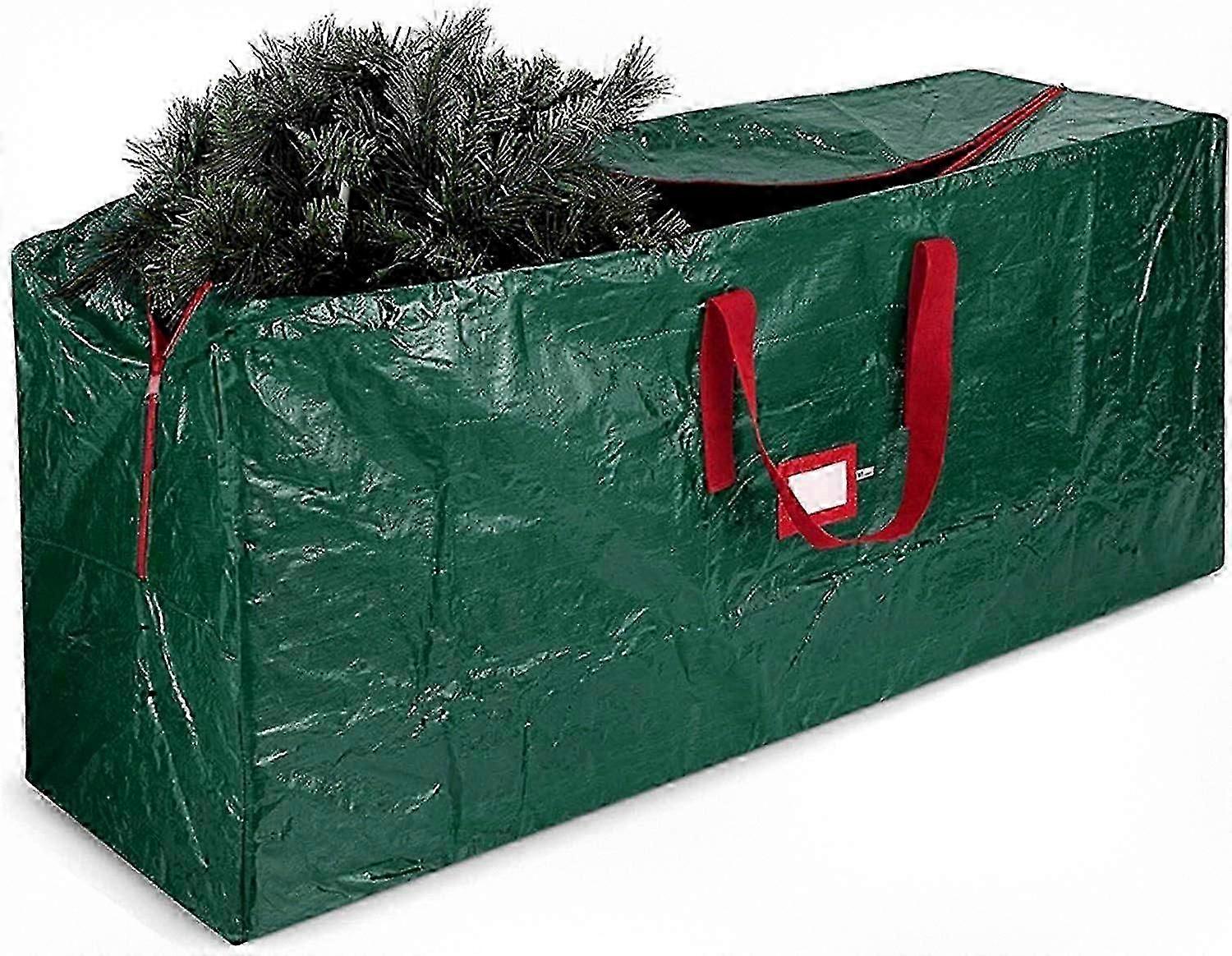Large Waterproof Zippered Storage Bag for Artificial Christmas Trees, UV-Resistant Garden Bag (144 chars)