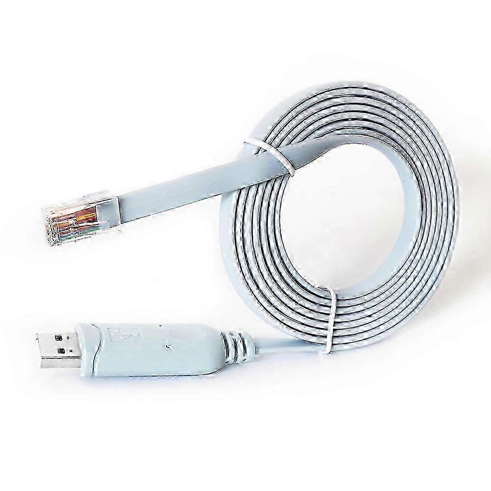 USB RJ45 Console Cable 6ft Windows 8, 7, Vista, , Linux RS232