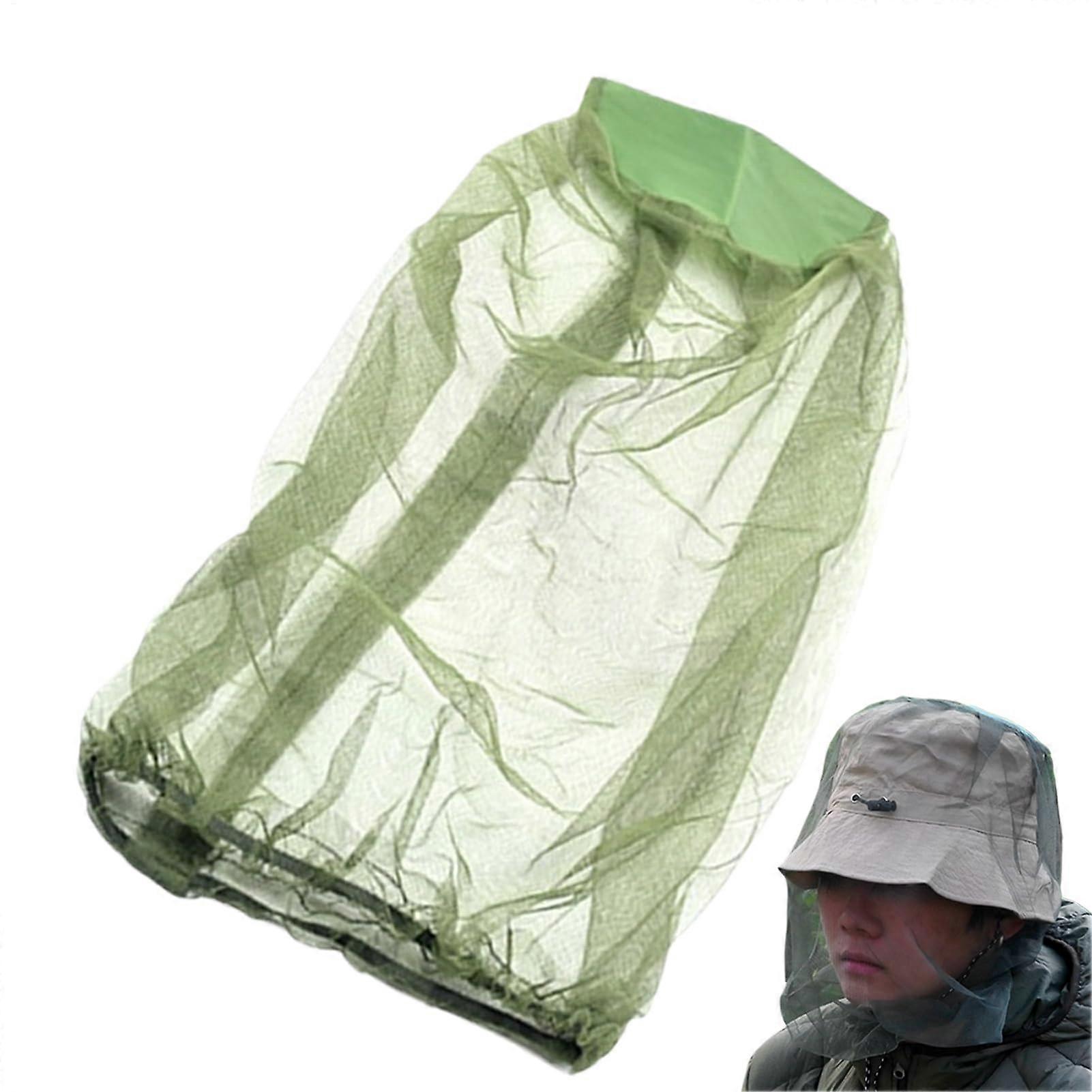 Head Net Mesh Fly Face Shield For Hats Portable Foldable Fly Protection Gear For Men Women Beekeeper Backpacking Travel