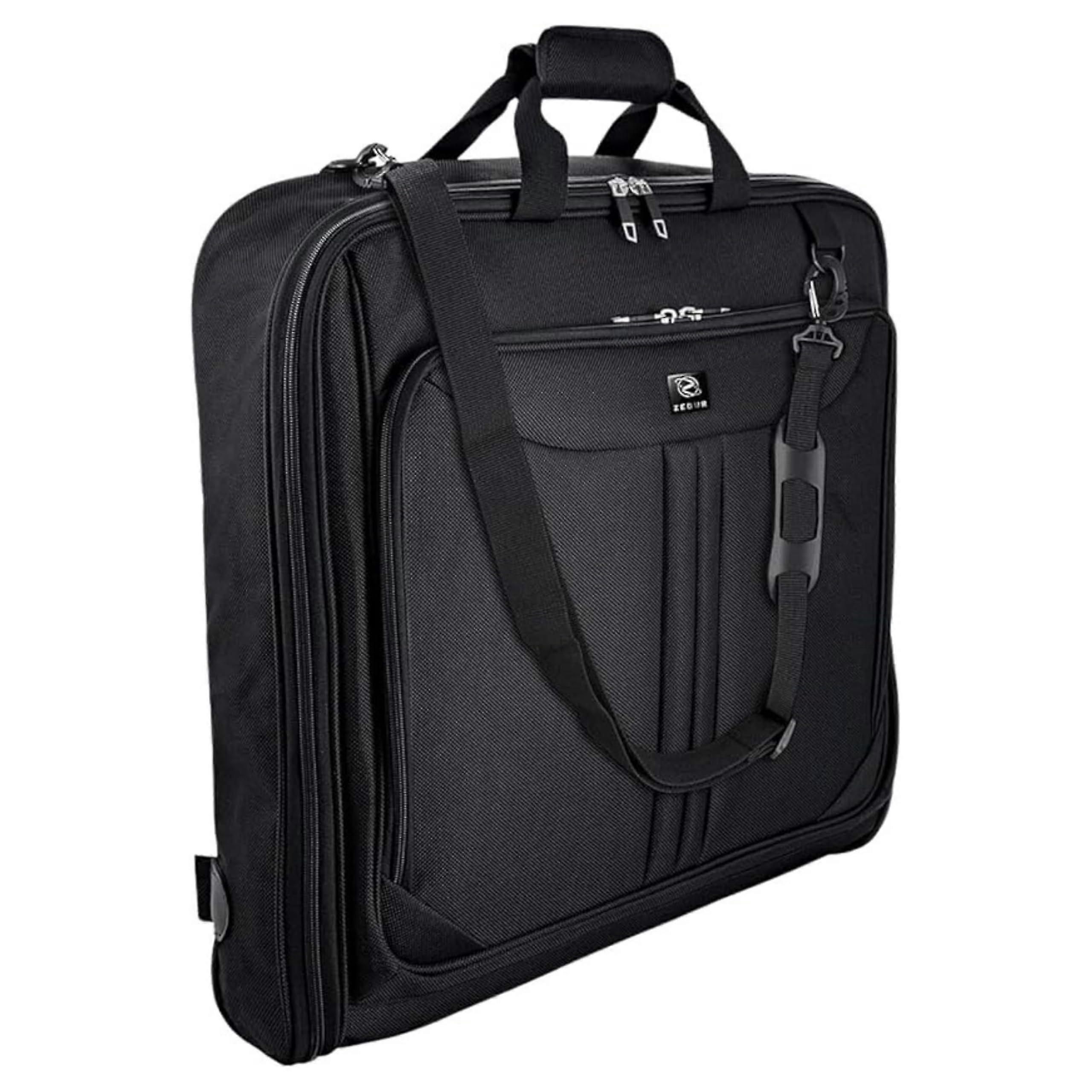 Suit Carry-On Garment Bag for Travel & Business with Shoulder Strap