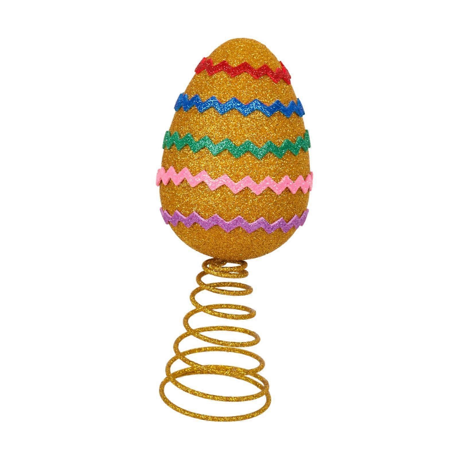 Easter Egg Topper Creative Crafts Multicolor Easter Tree Topper For Home Bedroom Decor Statue Desk