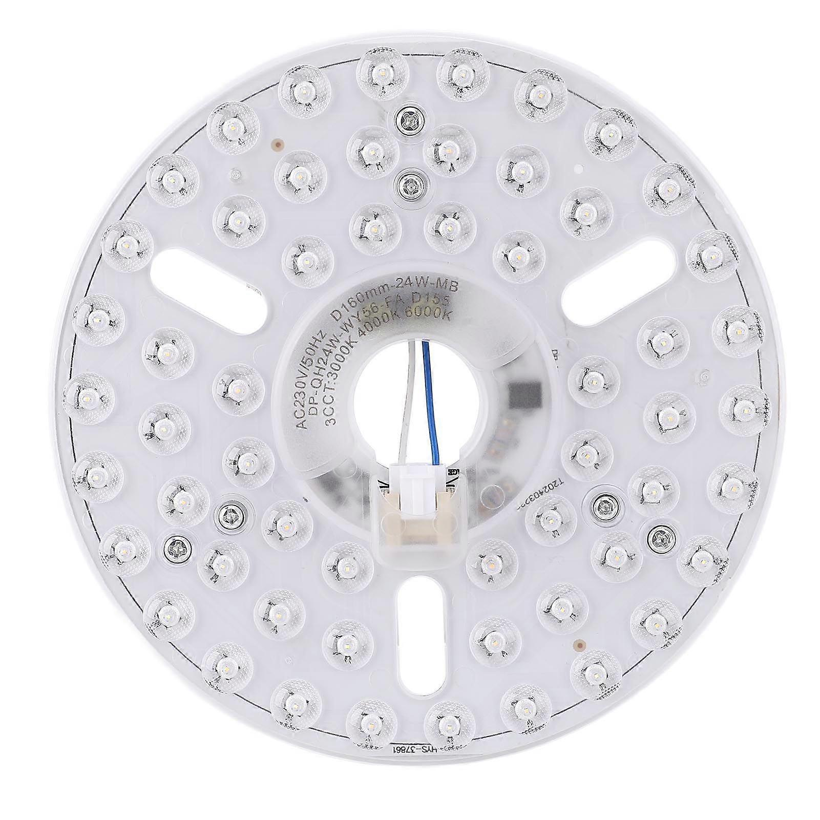 6.3in LED Ceiling Fan Light Kit Magnetic 24W Dimmable 3CCT 3000K 4000K 6000K Ceiling Fan Light Replacement Panel 230V