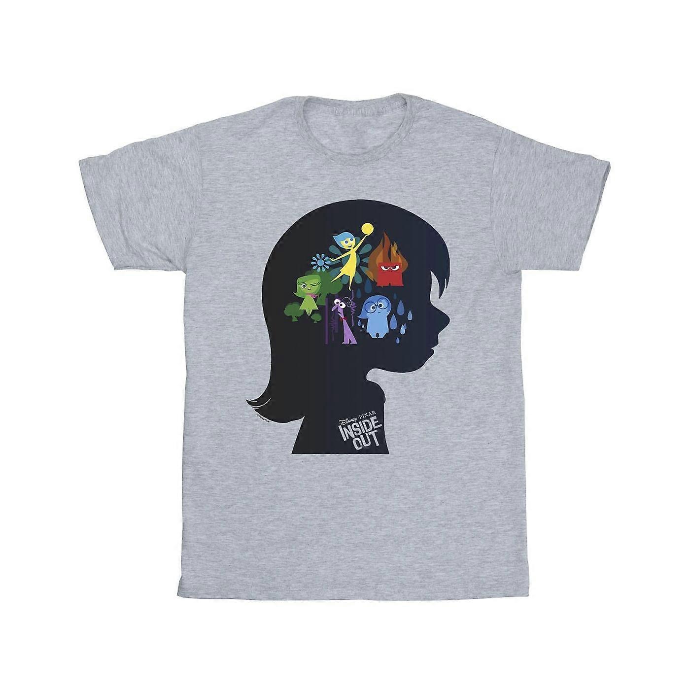Disney pánské tričko Inside Out Head Silhouette