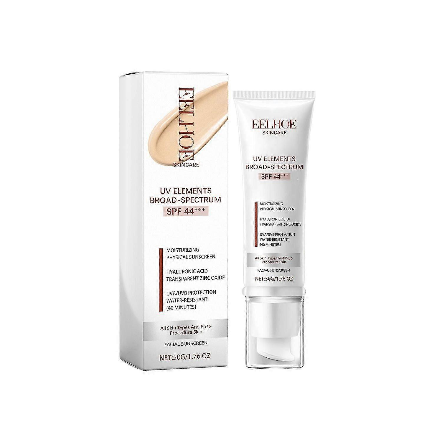 EELHOE Facial Sunscreen, Summer Outdoor Uv Protection Refreshing And Brightening Hydrating Protectiv