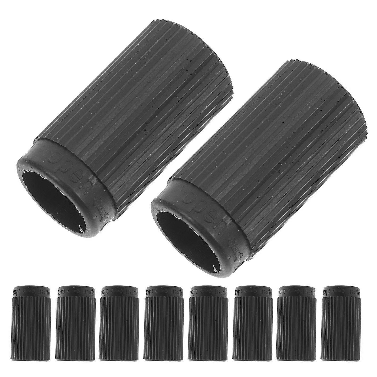Mop Rod Accessories Plastic Sleeve for Enhanced Grip 10Pcs Telescopic Rod Set