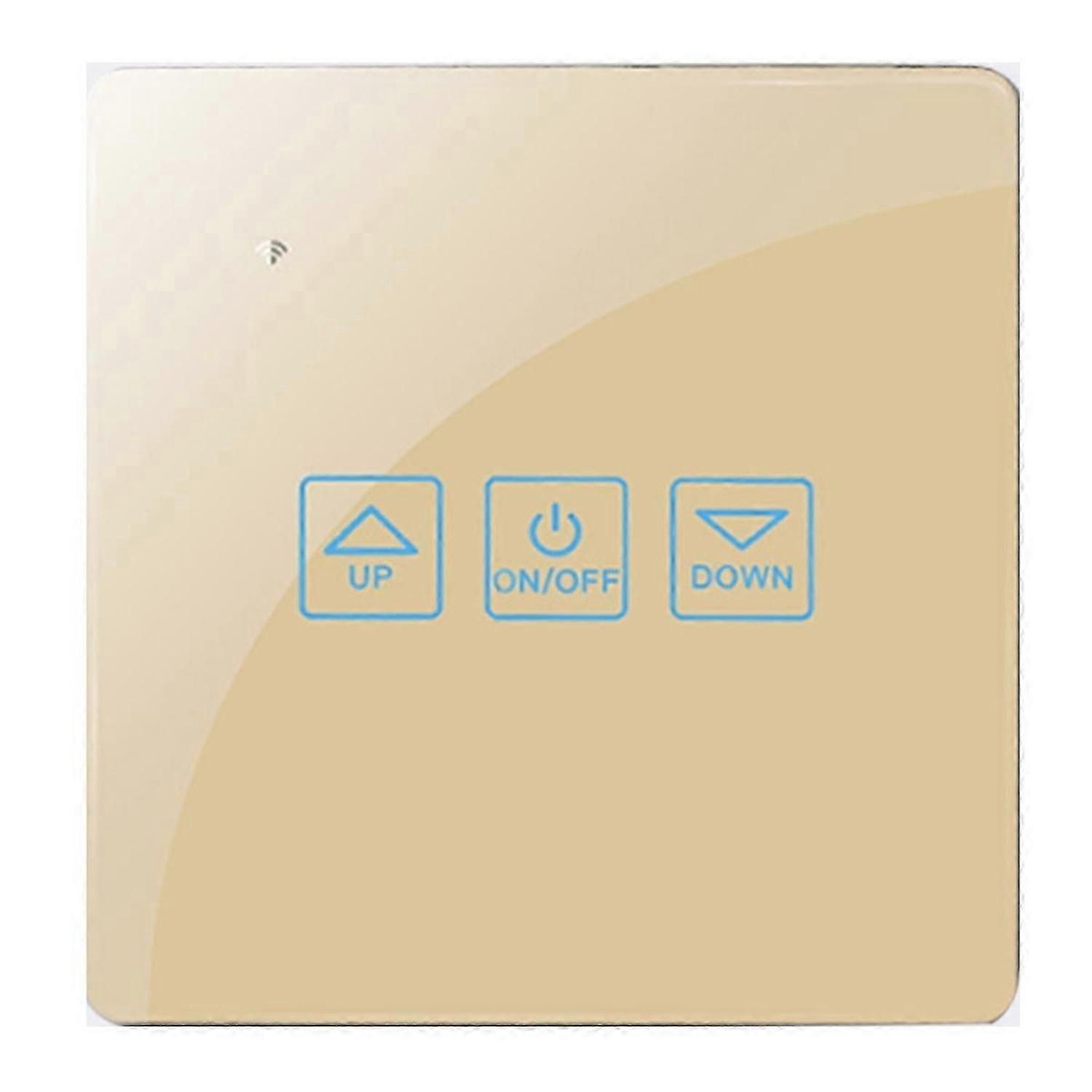 Fan Speed Control Touch Switch Wifi Smart Deluxe Crystal Panel(B)