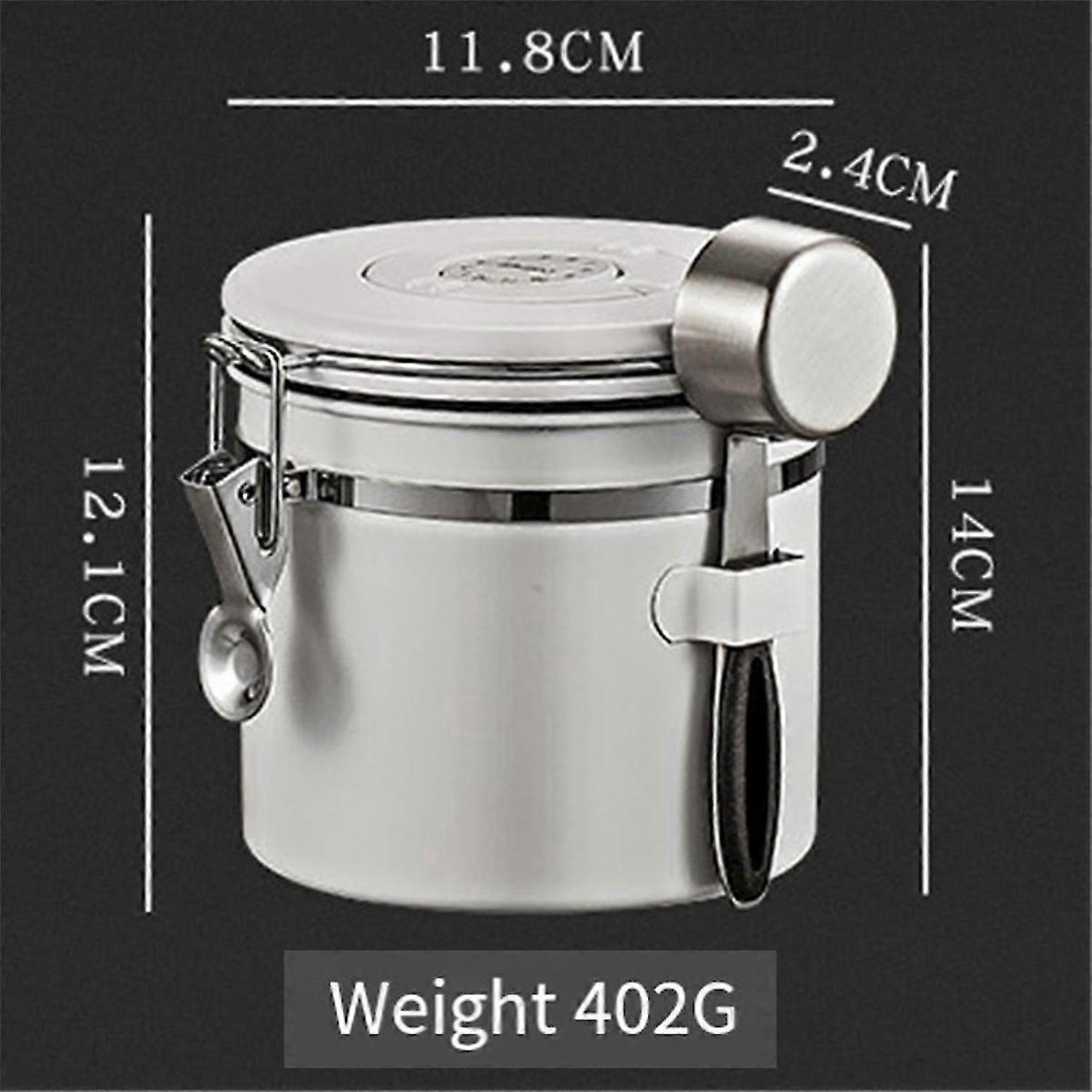 Coffee Bean Airtight Kitchen Food Storage Organizer Container Box,C