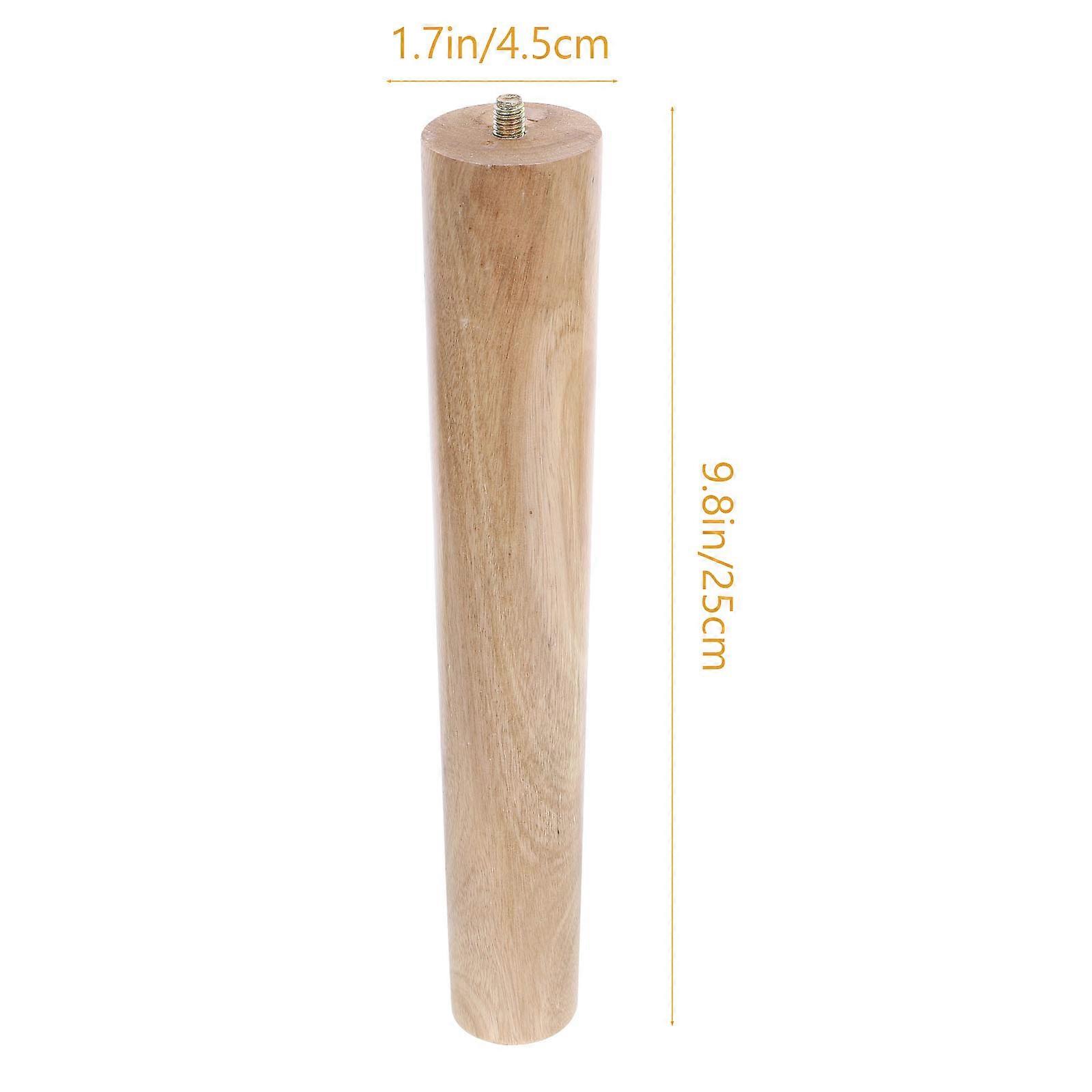 Replaceable Wood Furniture Legs Table Leg Extender for Furniture Support Assorted Color with Replacement Function 4sets