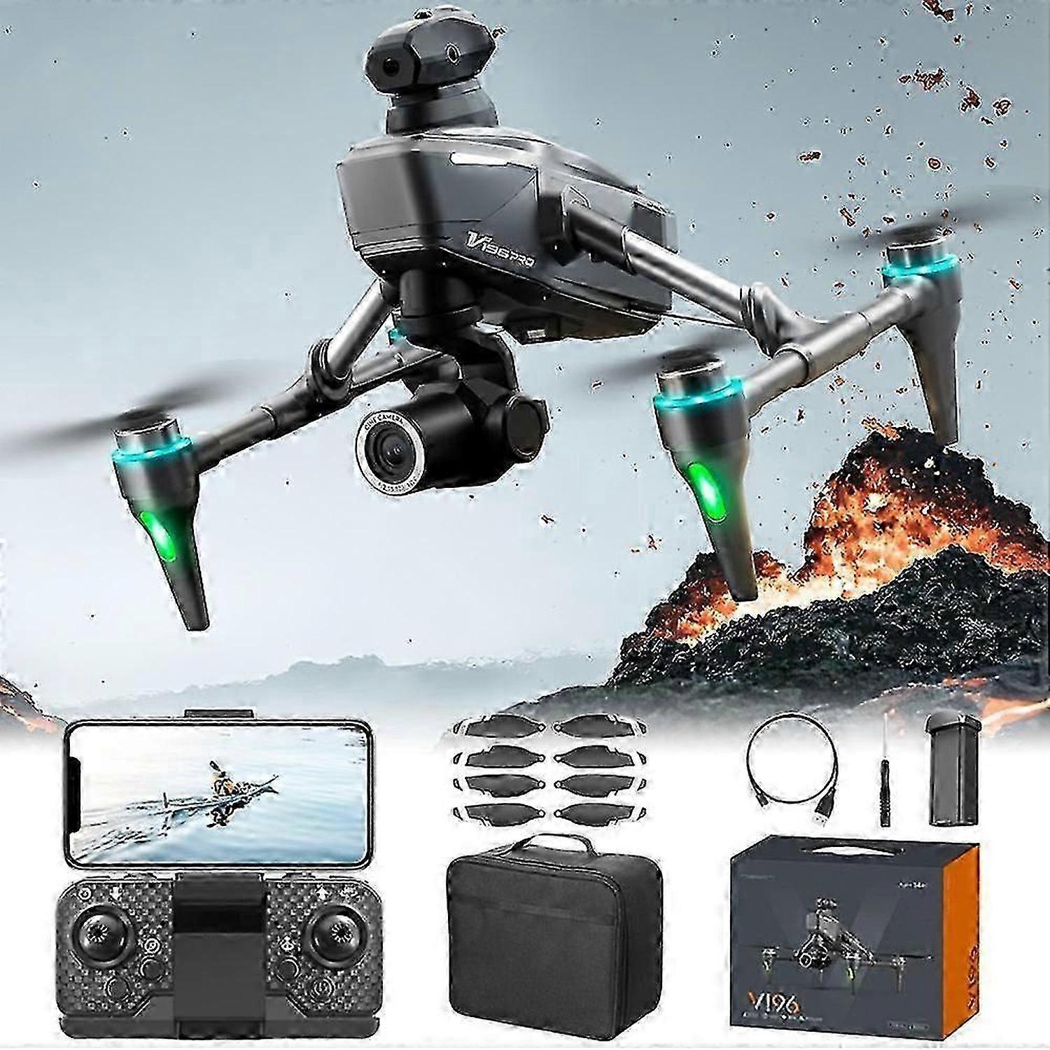 FPV Drone με κάμερα ESC Brushless Motor Drones 2.4G RC Quadcopter υψόμετρο κρατά την αποφυγή εμποδίων για τα παιδιά Ενήλικες