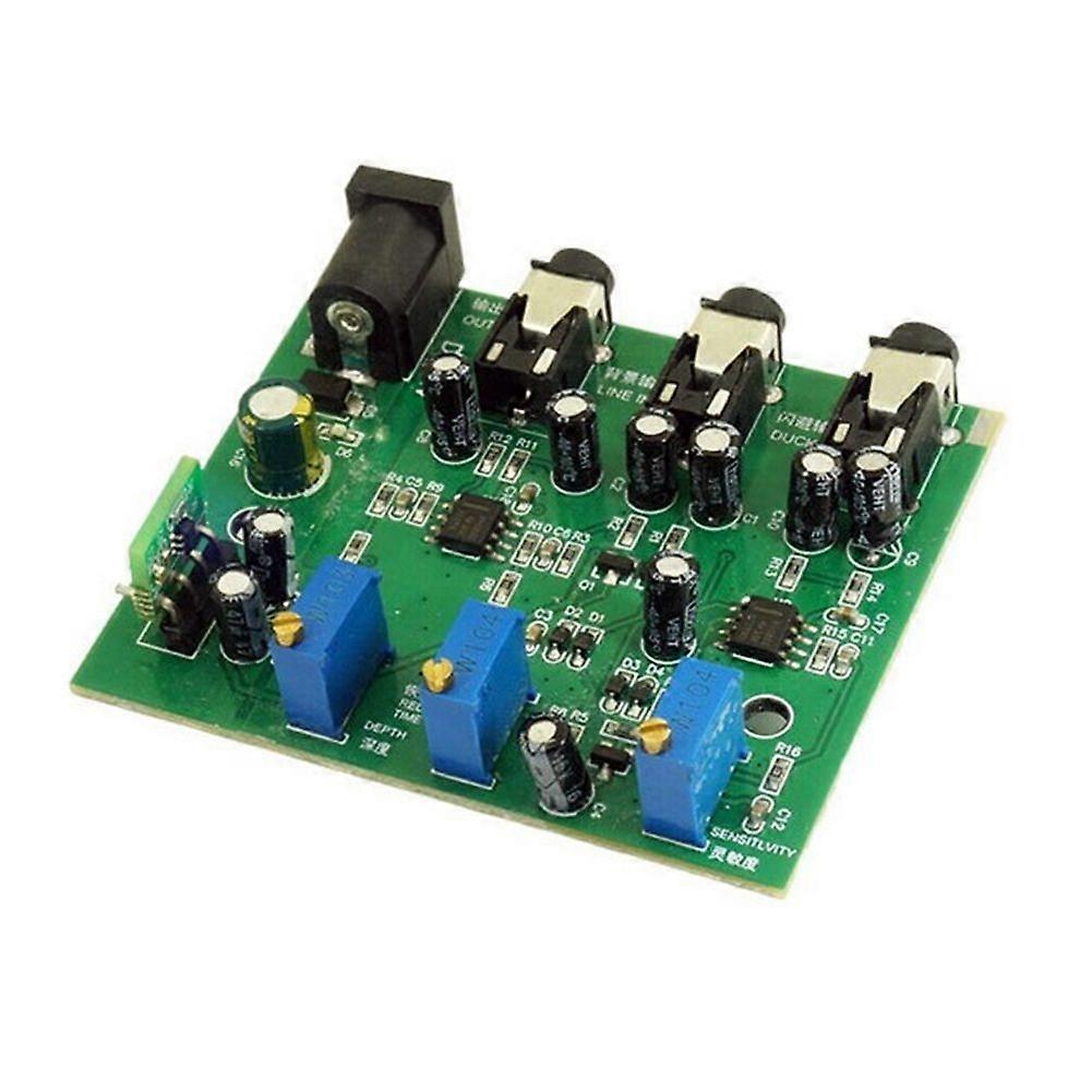 Audio Priority Audio Input Voiceover Ducking Circuit Module for Commercial Paging Sound Systems, General Public Address