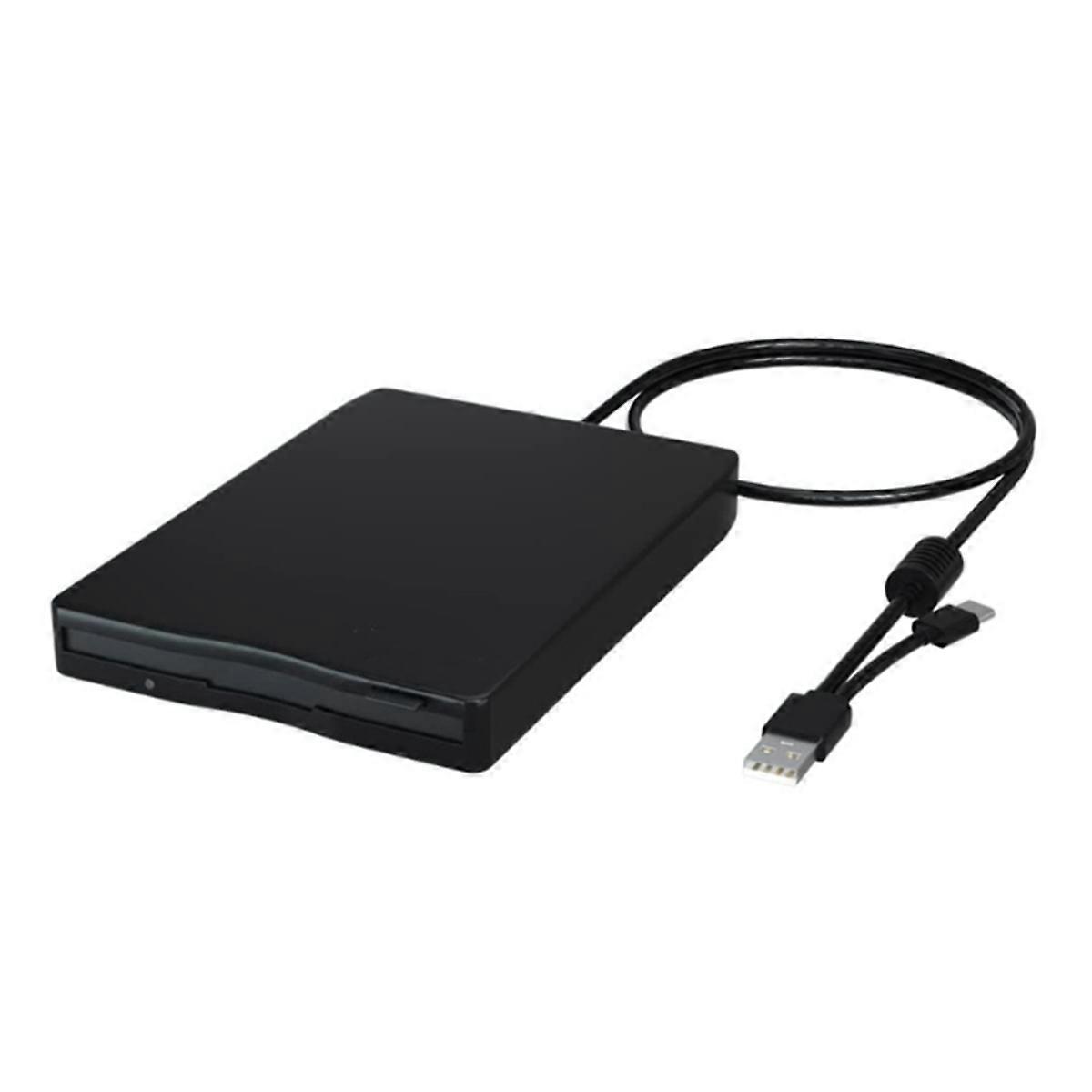 USB Floppy Drive 3.5Inch USB External Floppy Disk Drive Portable 1.44 MB FDD Drive Plug and for PC XP 7 8 10 11