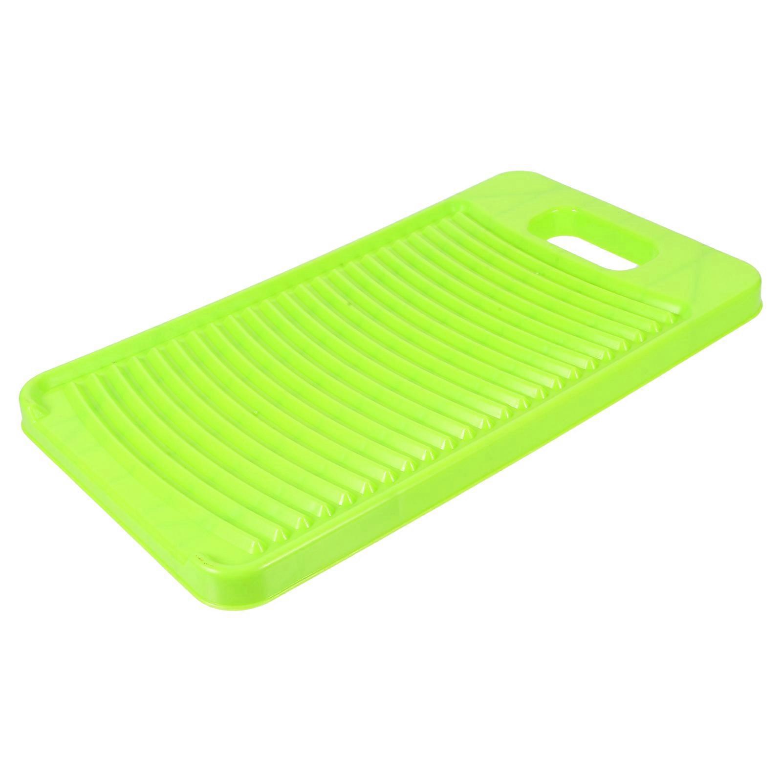 Washboard Rectangular For Travel And Camping Use In Light Green Color 1Set