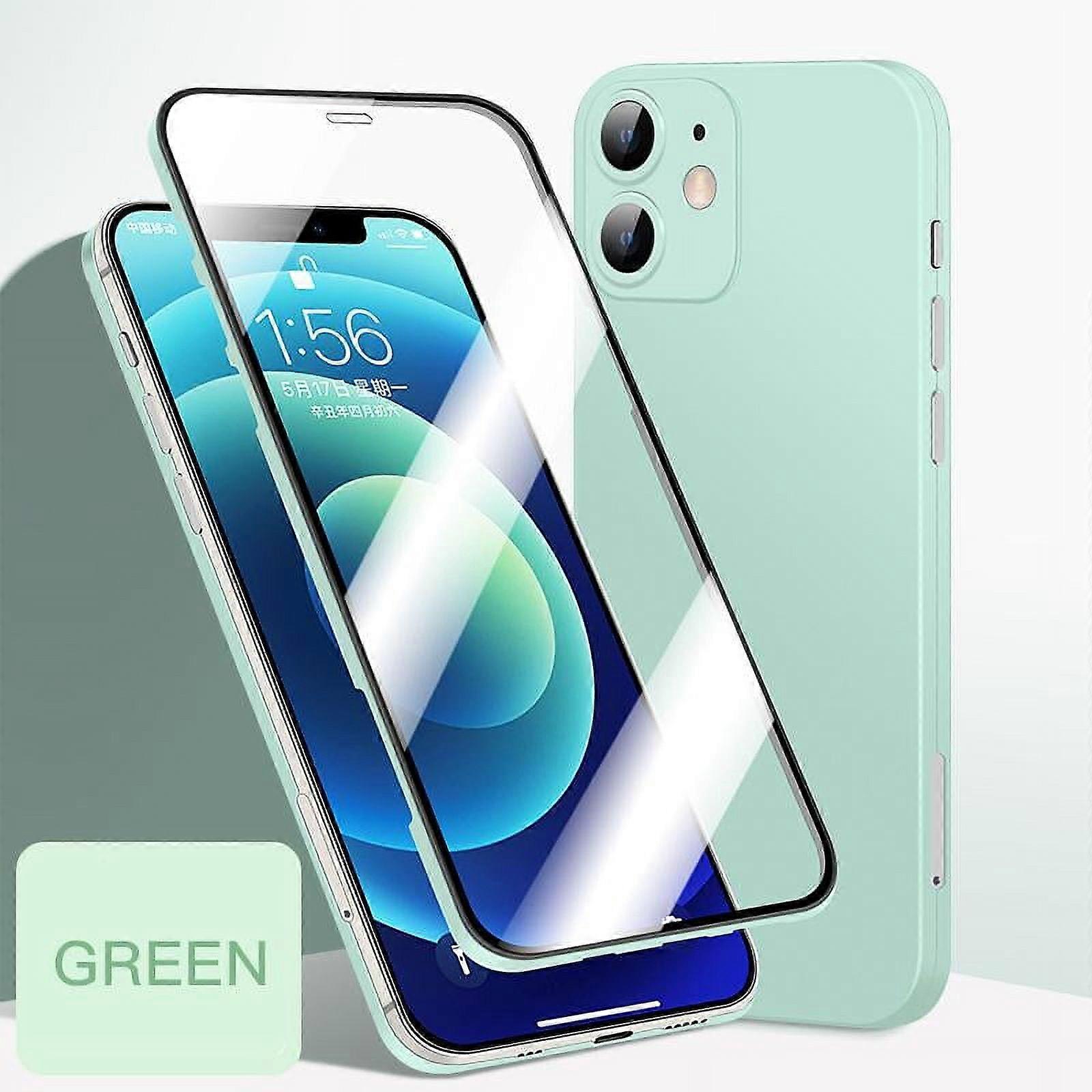 360 Full Body Protective compatible with iPhone Case for compatible with iPhone 13 12 Pro Max Mini Cases