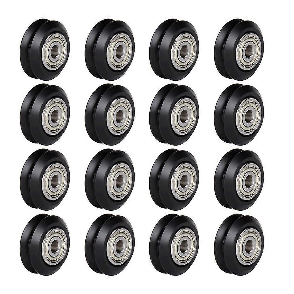 16pcs Roller Wheel Passive Round Roller Linear Bearing 3D Printer Pulley Supply
