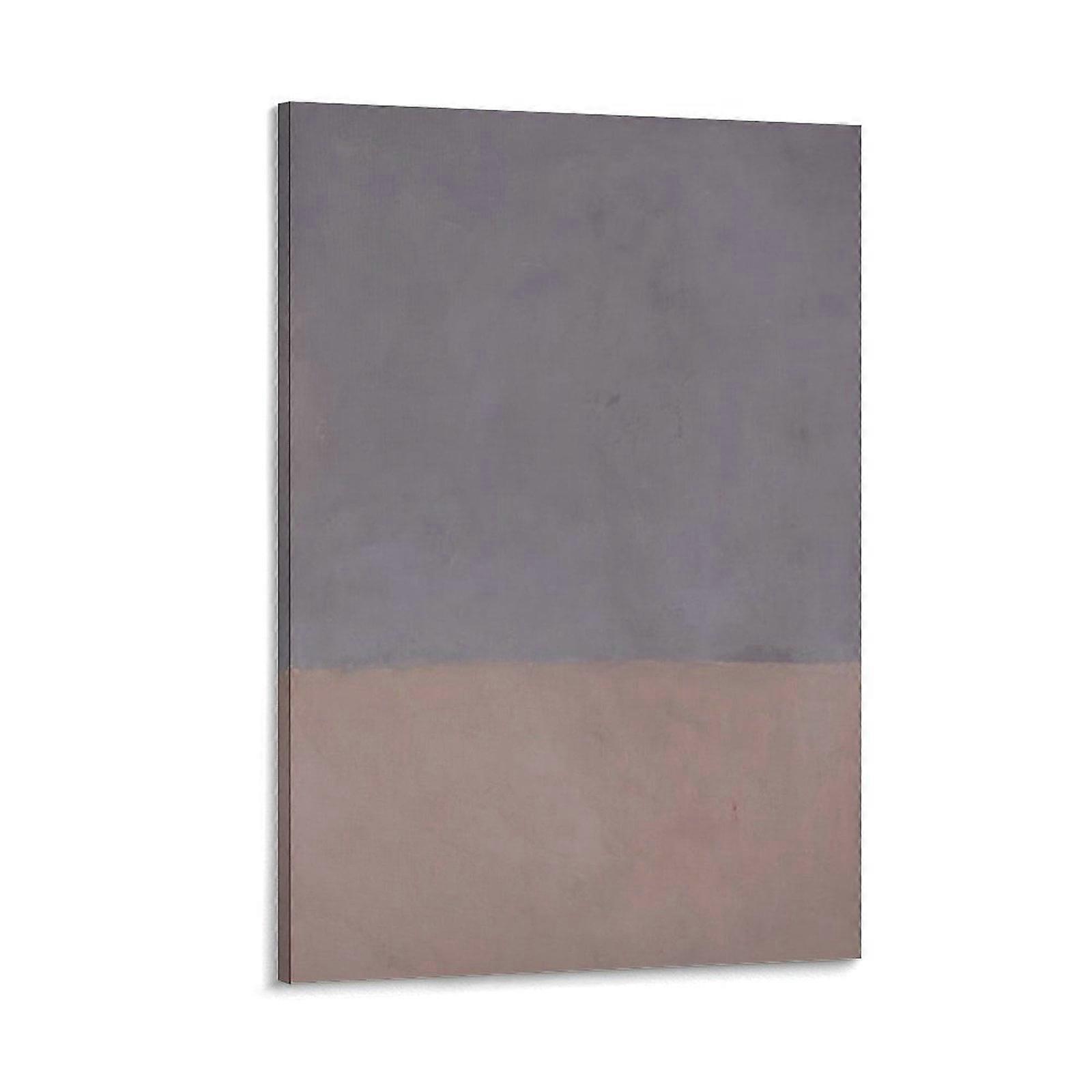Grijs en Mauve 1969 door Mark Rothko schilderij op doek Wall Art Poster Scroll foto afdrukken woonkamer muren Decor Home Posters 08x12inch (20x30cm)