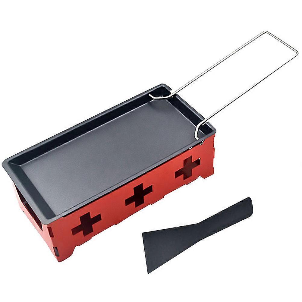 Cheese Grill Baking Tray Stove Set for Grilling 1Set Portable Non-Stick Cookware