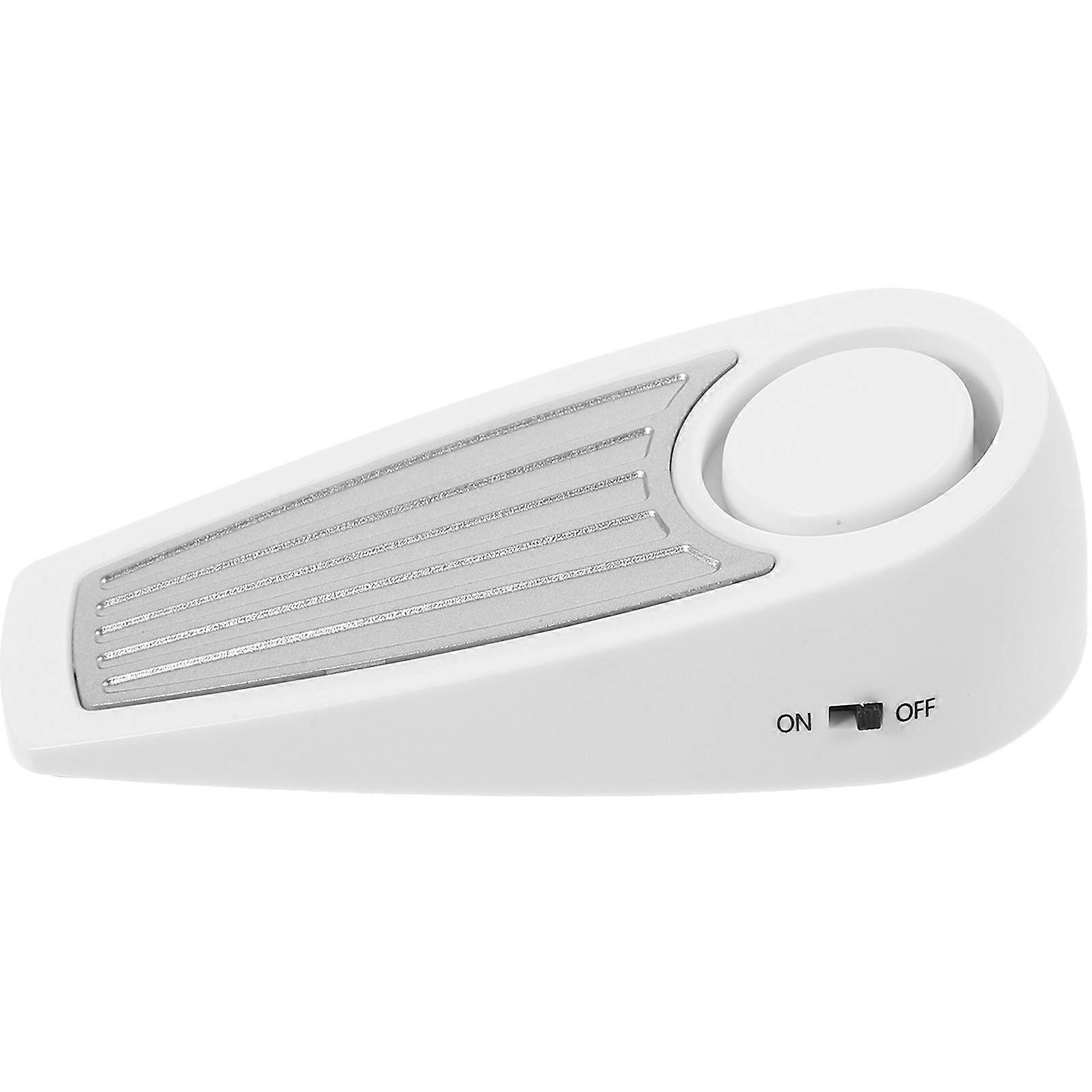 Door Stopper Security Door Alarm for Home White ABS Material