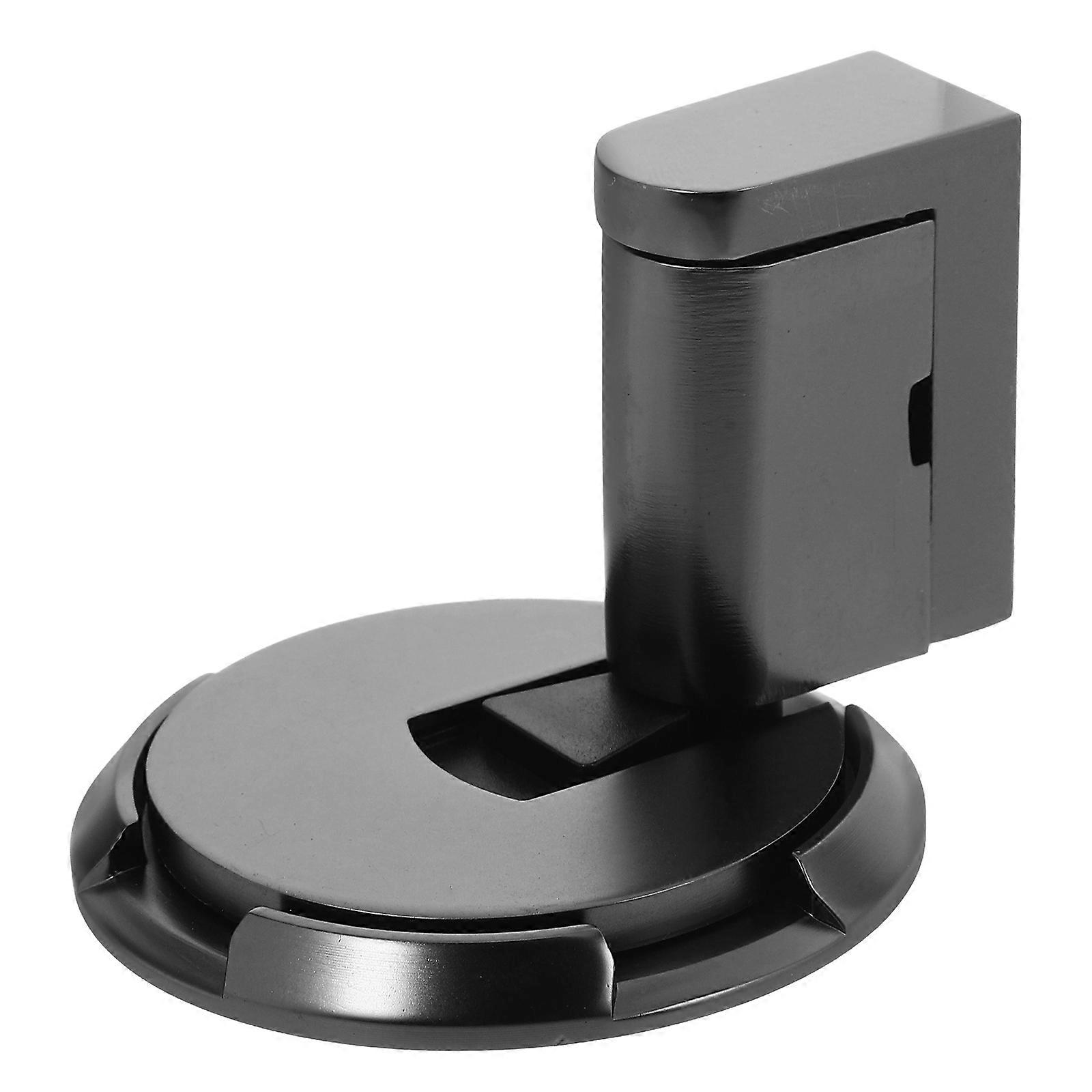 Mechanical Door Stop Windproof Stopper for Indoor Use 2Pcs Dark Grey